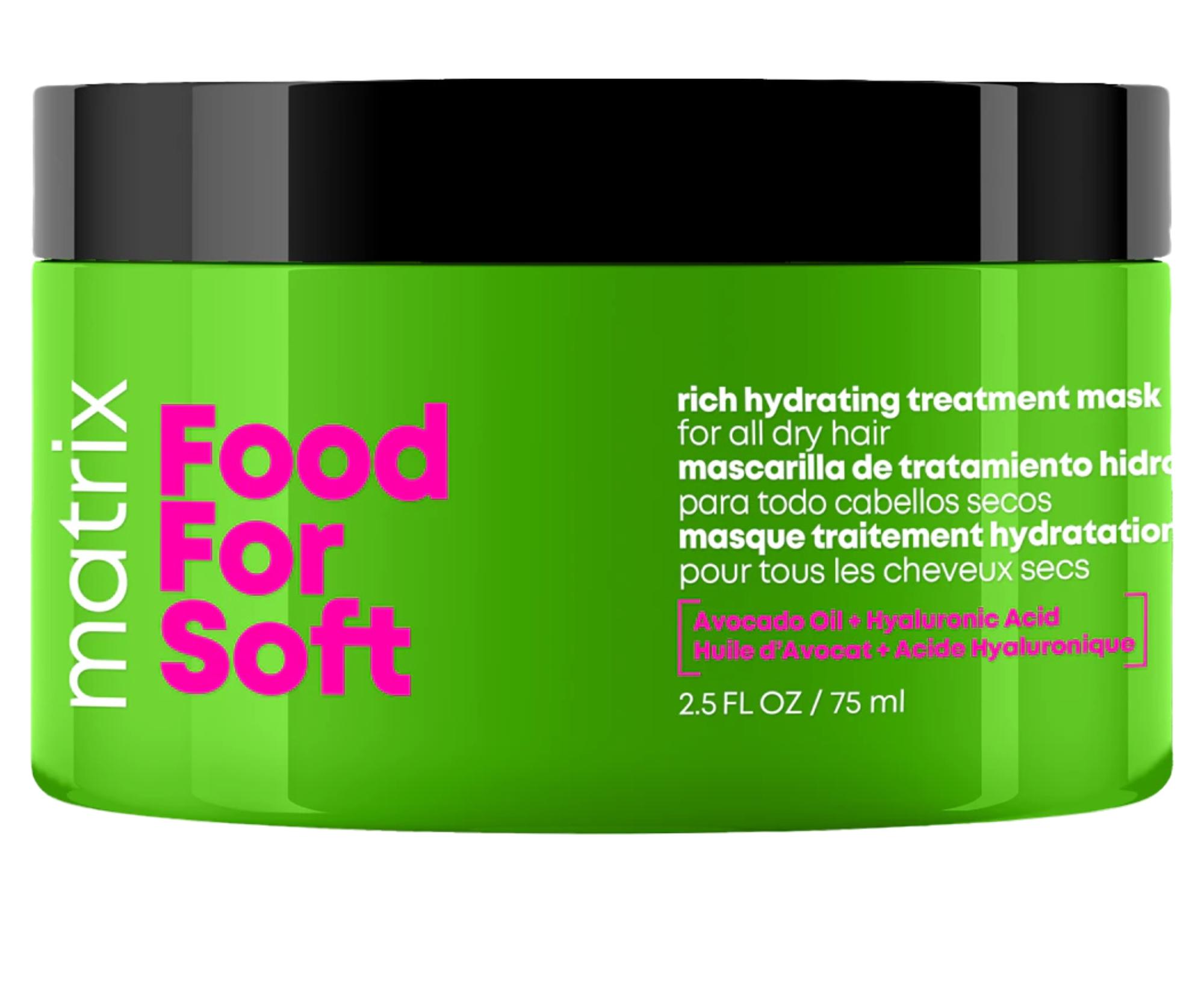 E-shop Hydratačná maska pre suché vlasy Matrix Food For Soft Rich Hydrating Treatment Mask - 75 ml + darček zadarmo