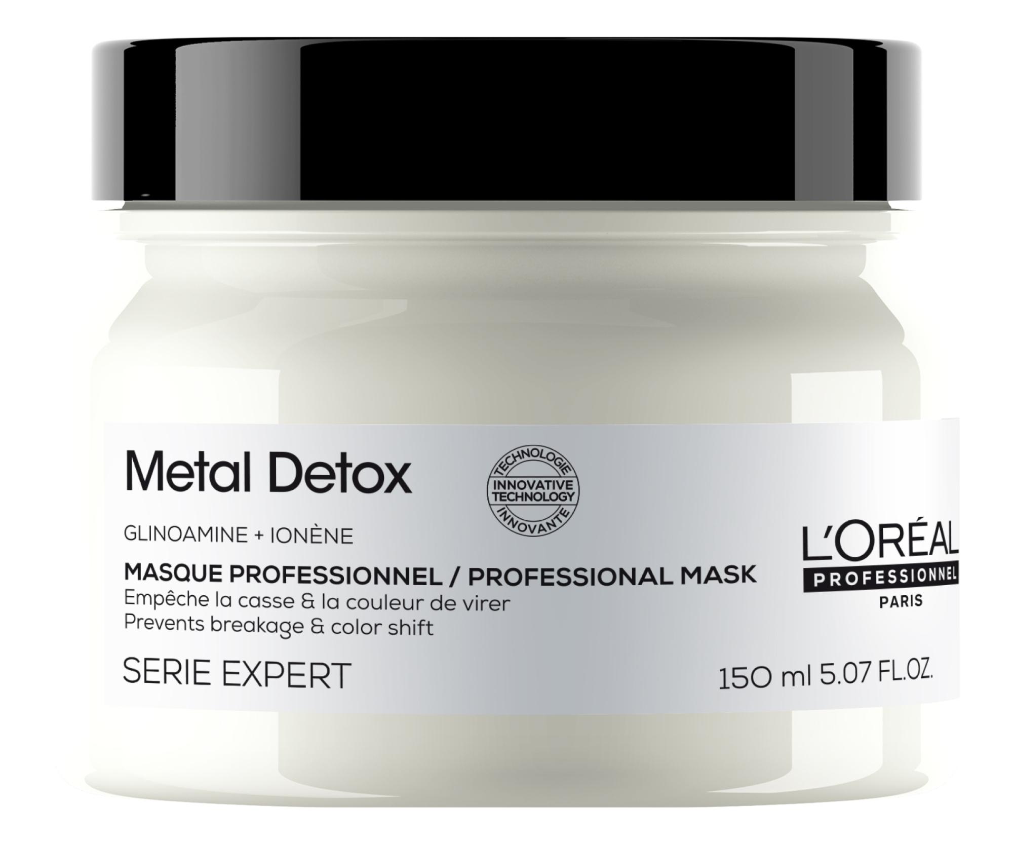 E-shop Maska pre farbené a poškodené vlasy Loréal Professionnel Serie Expert Metal Detox - 150 ml - L’Oréal Professionnel + darček zadarmo