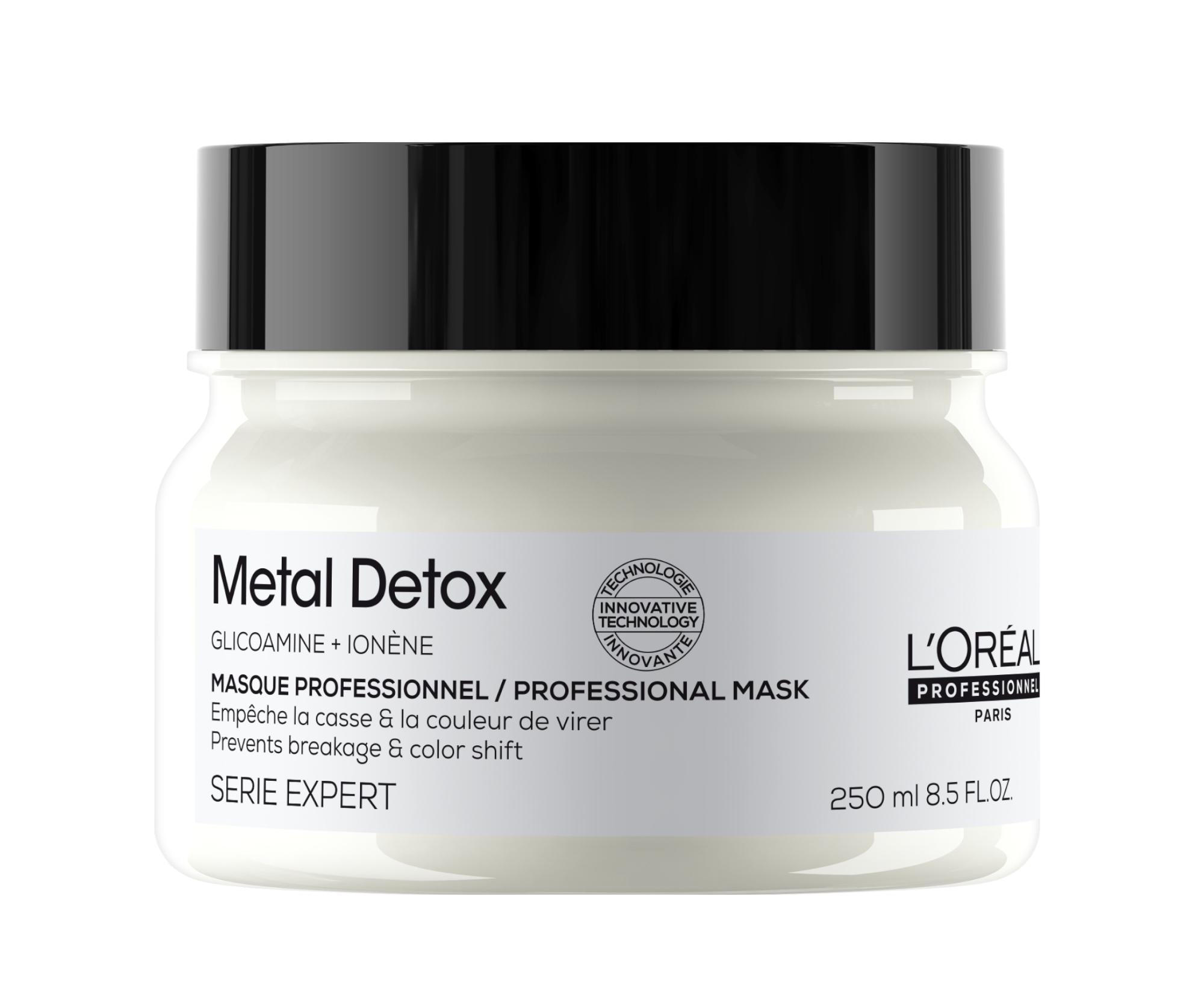 E-shop Maska pre farbené a poškodené vlasy Loréal Professionnel Serie Expert Metal Detox - 250 ml - L’Oréal Professionnel + darček zadarmo