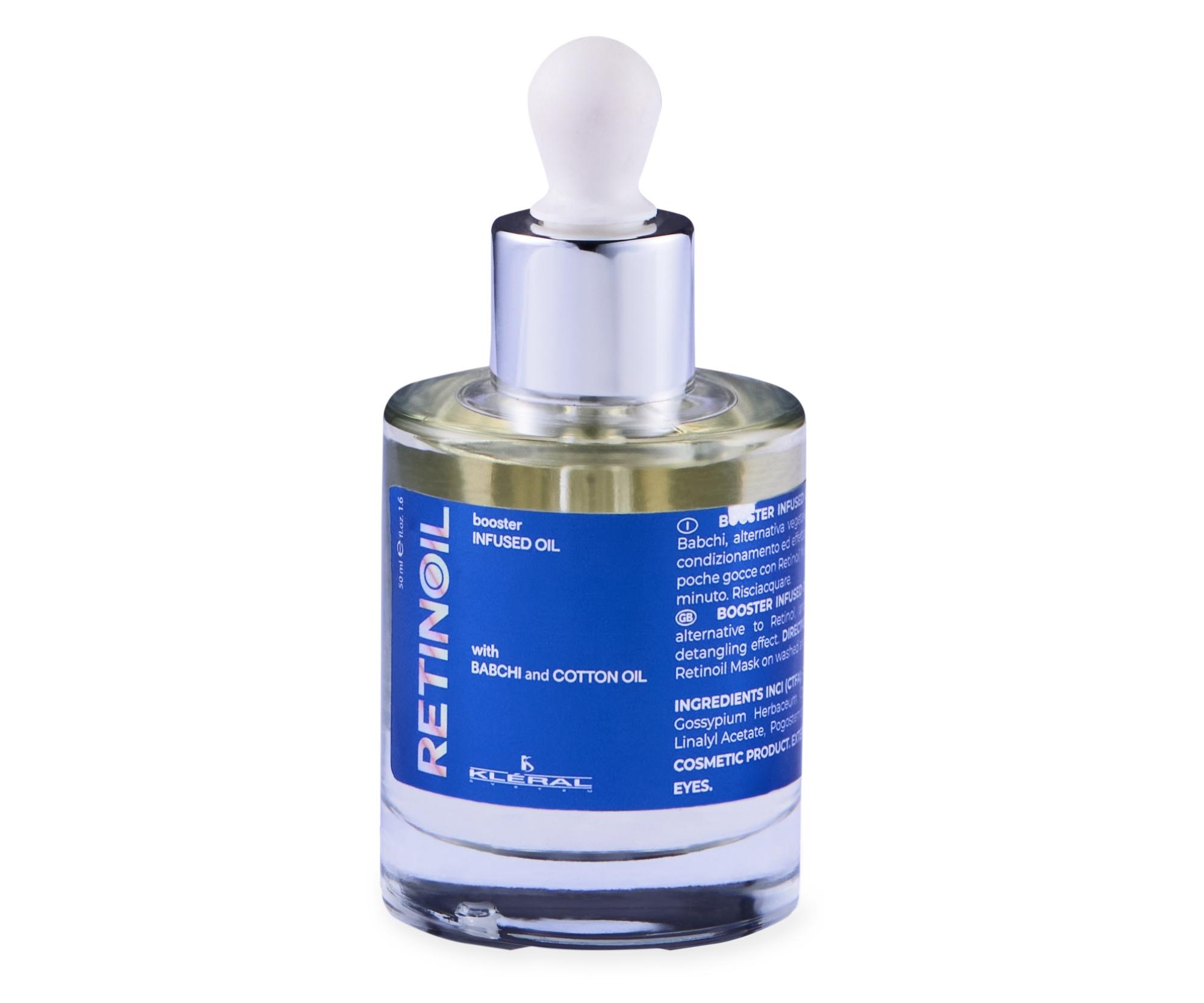 E-shop Regeneračný olejový booster pre suché a poškodené vlasy Kléral System Retinoil Booster Infused Oil - 50 ml + darček zadarmo