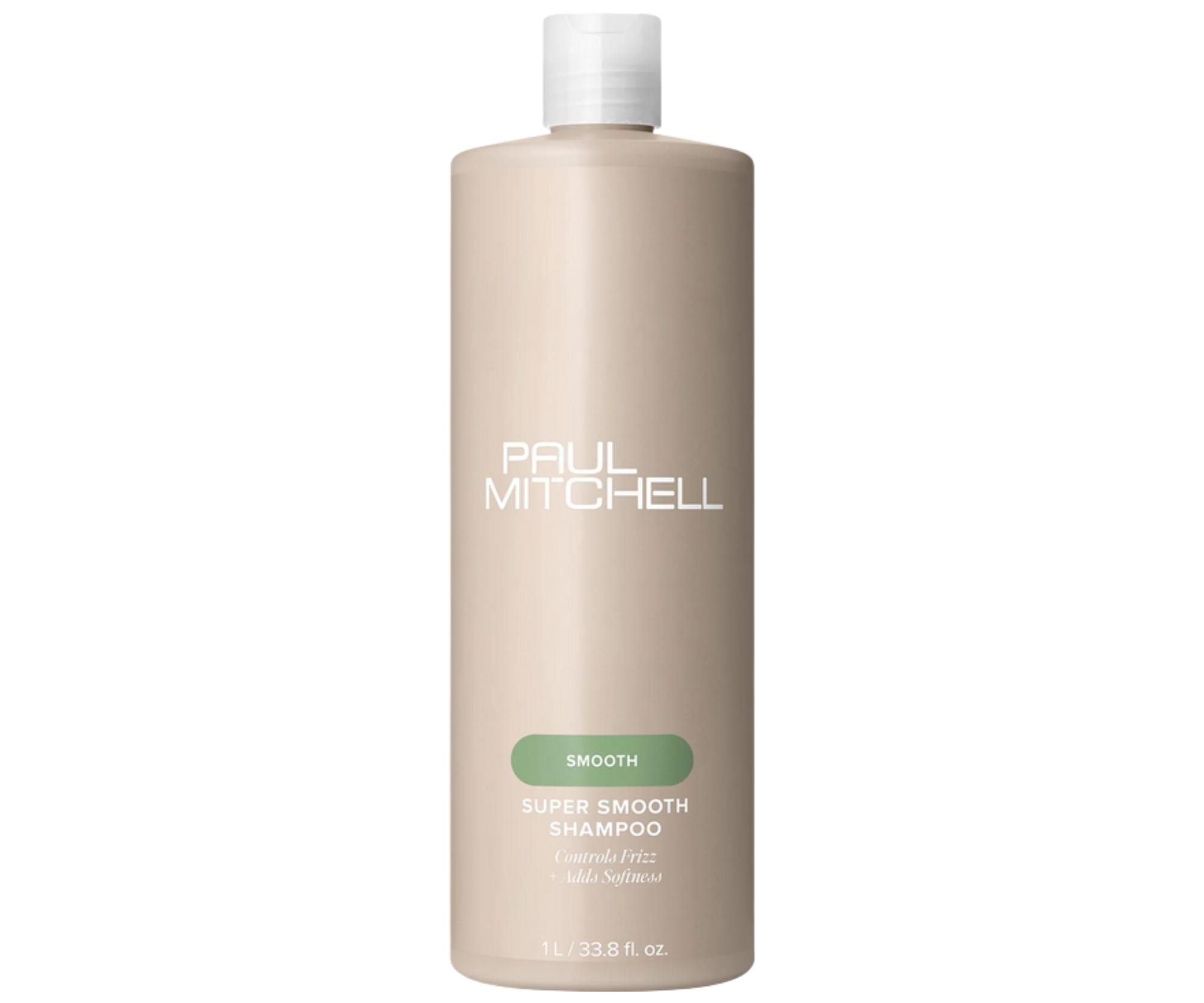 E-shop Uhladzujúci šampón pre krepaté vlasy Paul Mitchell Smooth Super Smooth Shampoo - 1000 ml + darček zadarmo