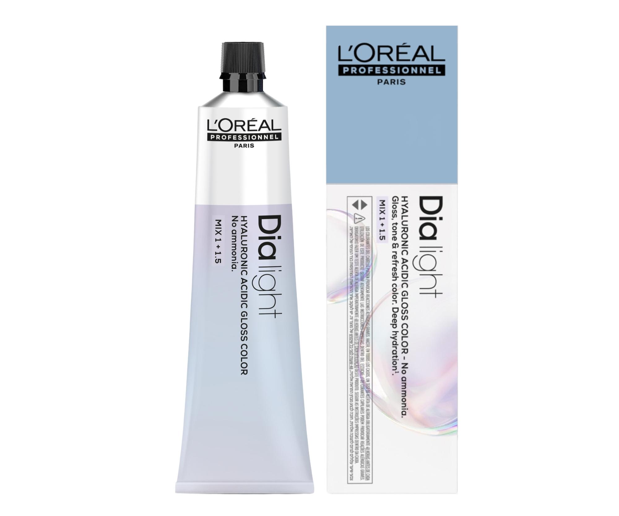 E-shop Preliv na vlasy Loréal Professionnel Dia Light 60 ml - 5.11 svetlo hnedý sýty popolavý - L’Oréal Professionnel + darček zadarmo