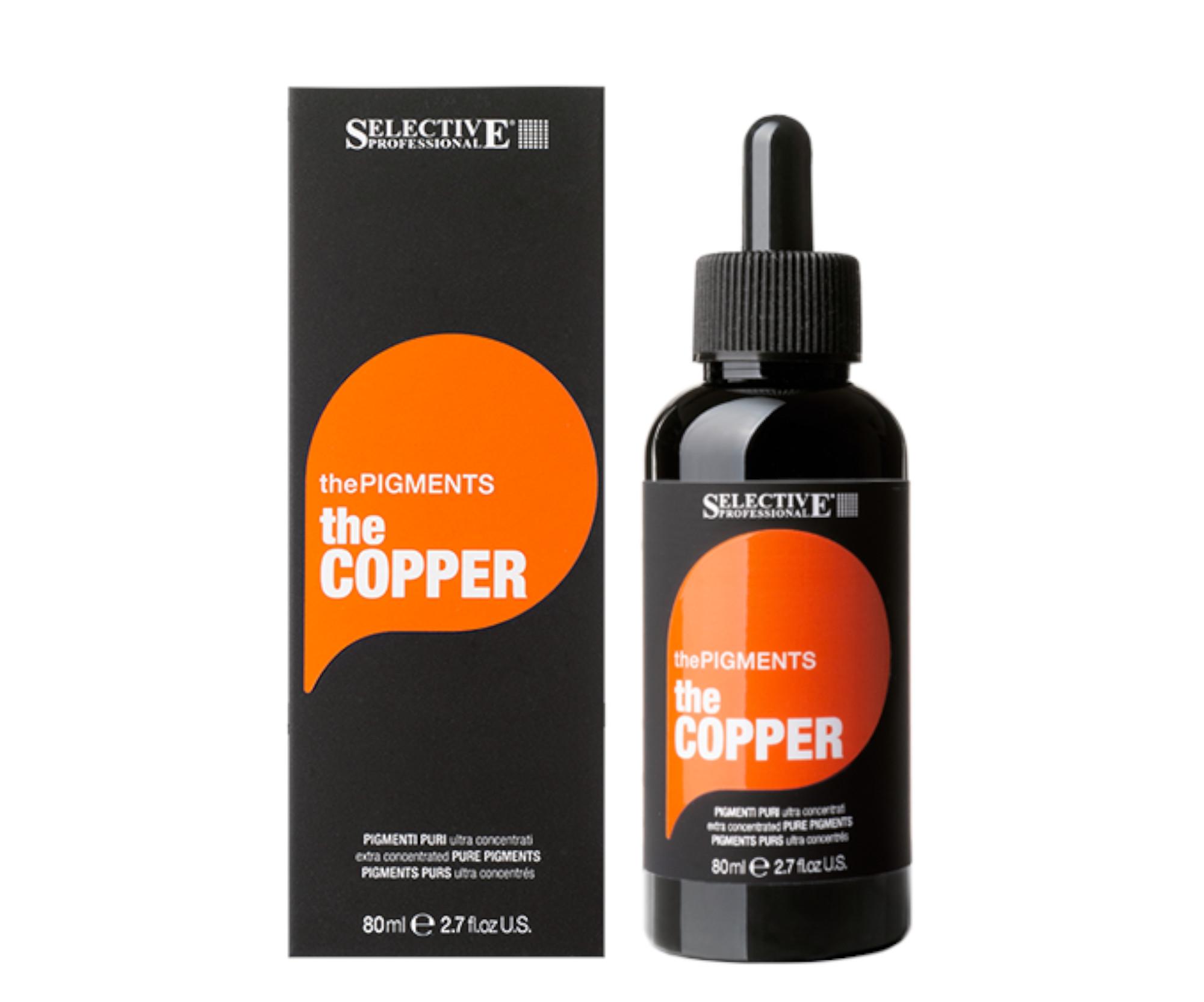 E-shop Ultra koncentrované čisté pigmenty Selective Professional ThePigments TheCopper - 80 ml, medené + darček zadarmo