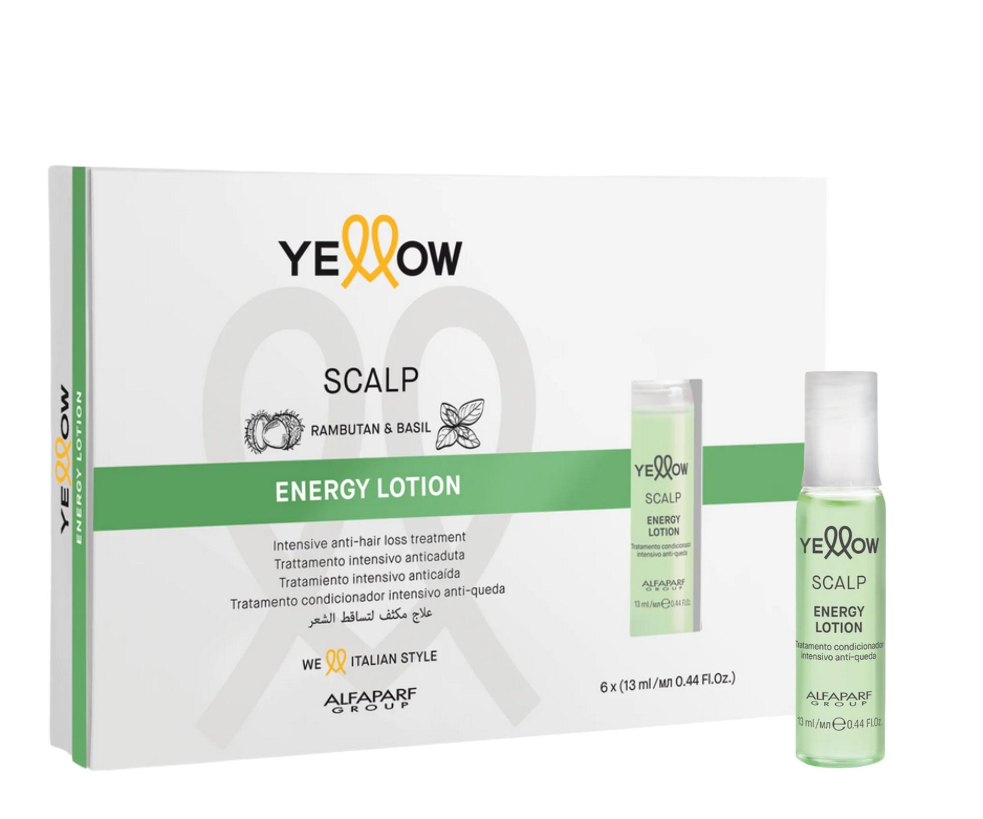 E-shop Intenzívna kúra proti padaniu vlasov Yellow Professional Scalp Energy Lotion - 6 x 13 ml + darček zadarmo