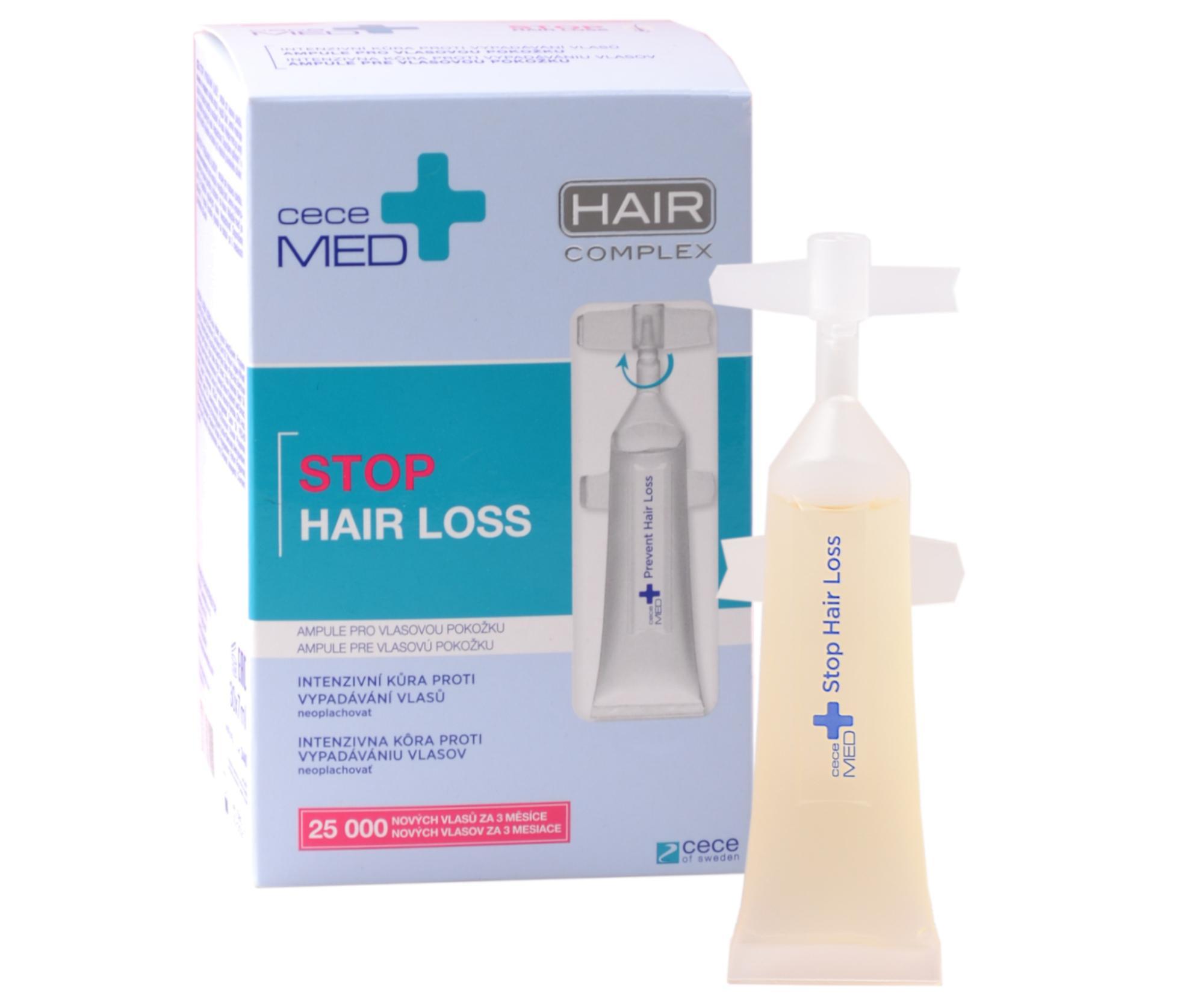 E-shop Ampulky proti vypadávaniu vlasov Cece Med Stop Hair Loss Scalp Ampoules - 5x7ml + darček zadarmo