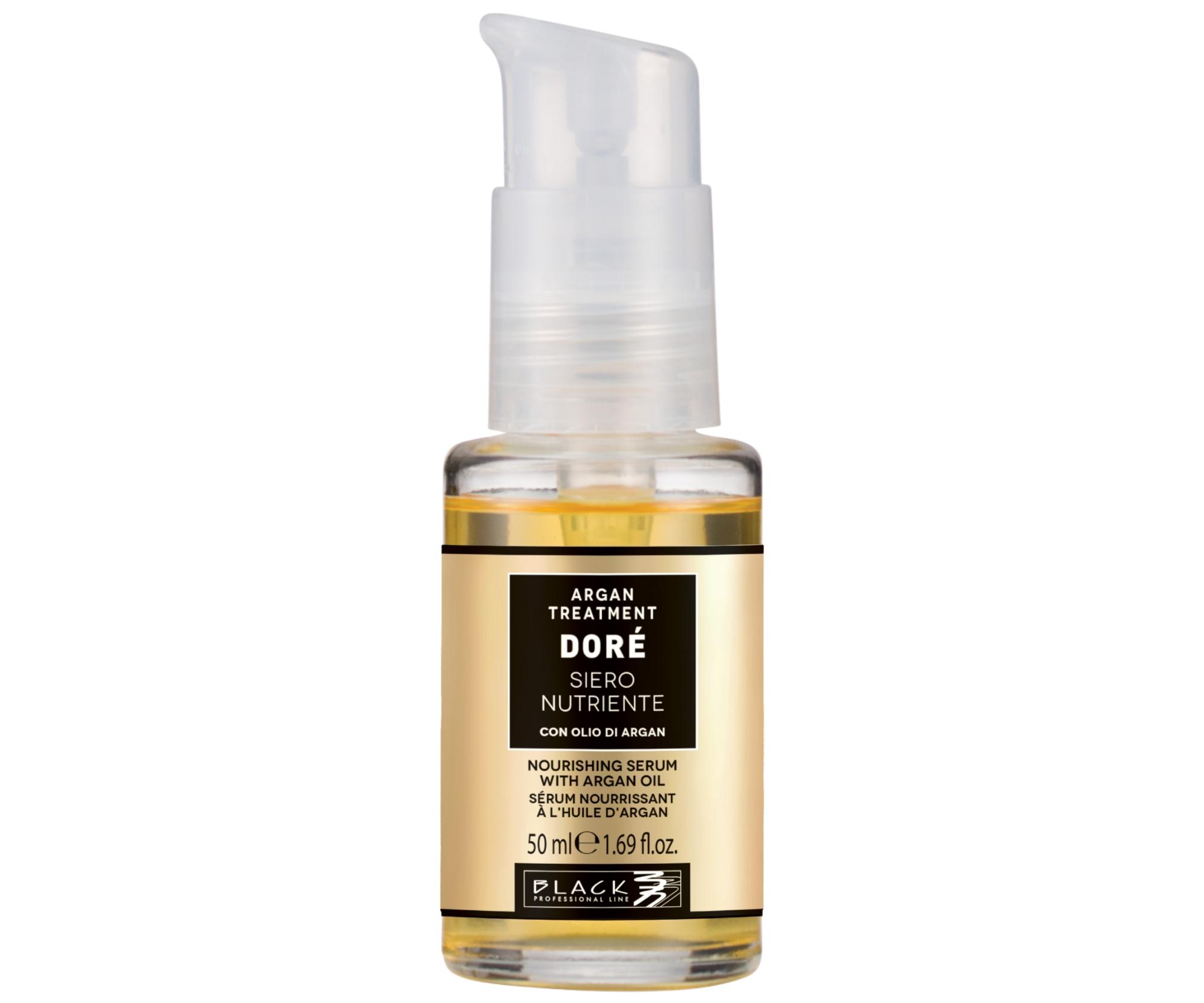 E-shop Vyživujúce sérum pre suché a krehké vlasy Black Professional Doré Argan Treatment Serum - 50 ml (403012) + darček zadarmo