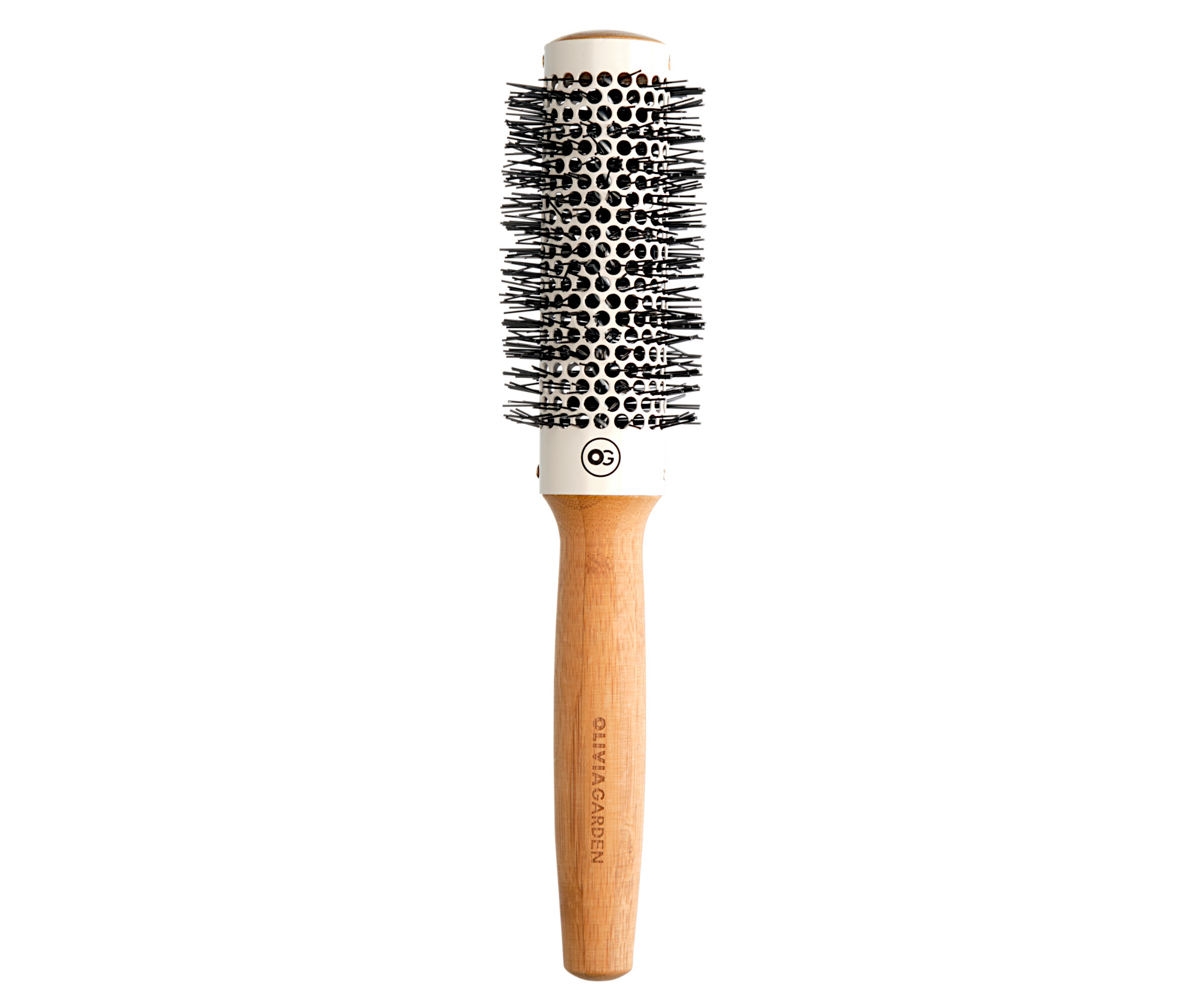 E-shop Okrúhla fúkacia kefa Olivia Garden Bamboo Touch Thermal - 33 mm (ID1015) + darček zadarmo