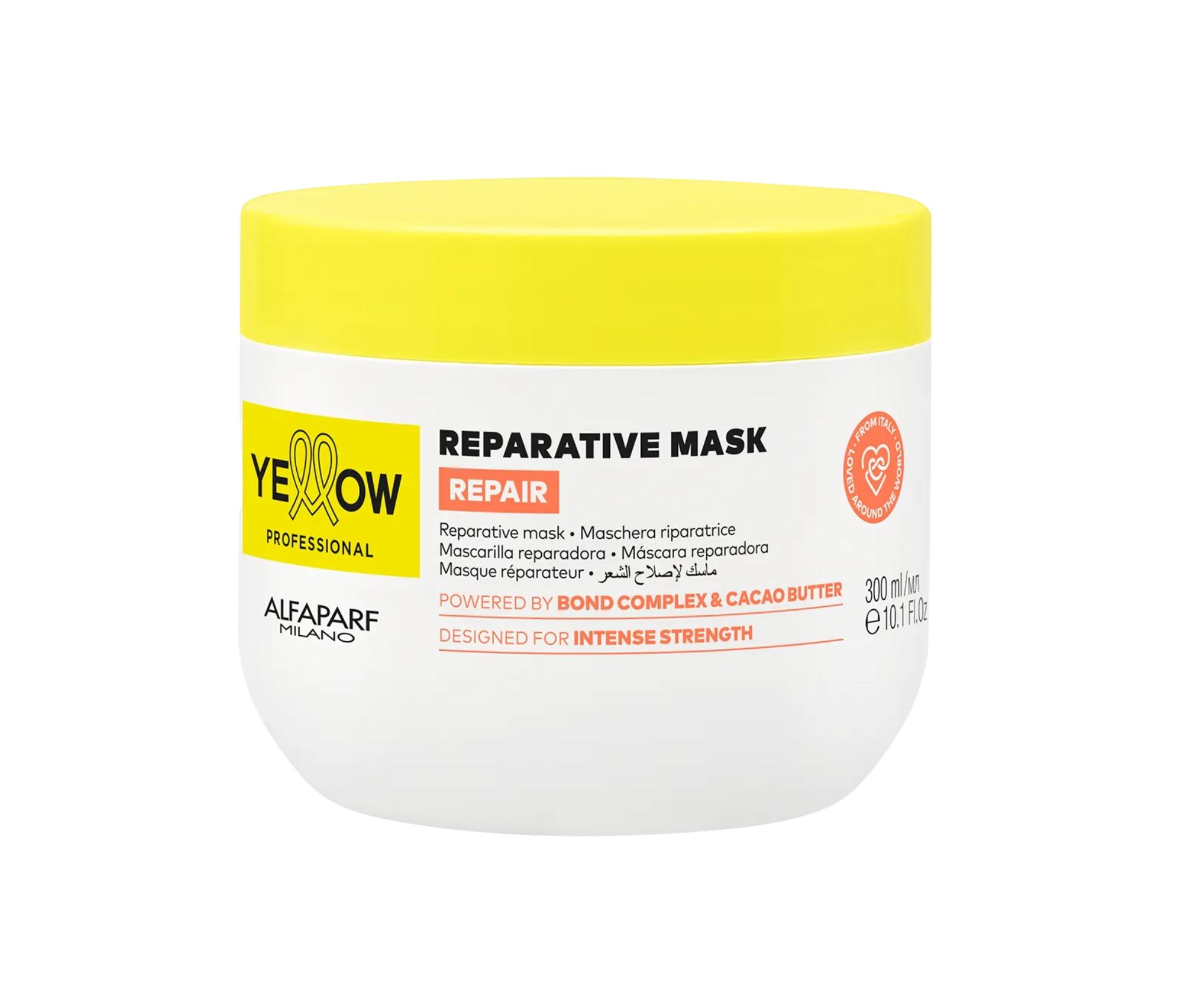 E-shop Intenzívna regeneračná maska pre poškodené vlasy Yellow Professional Repair Reparative Mask - 300 ml + darček zadarmo