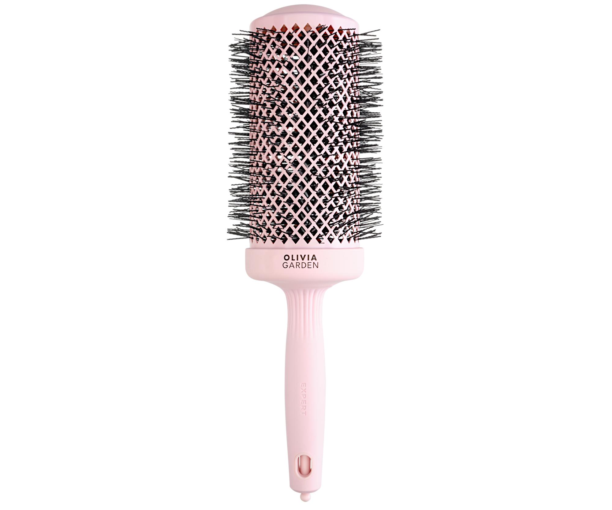 E-shop Okrúhla fúkacia kefa na vlasy Olivia Garden Expert Blowout Speed XL Pastel Pink - 65 mm + darček zadarmo