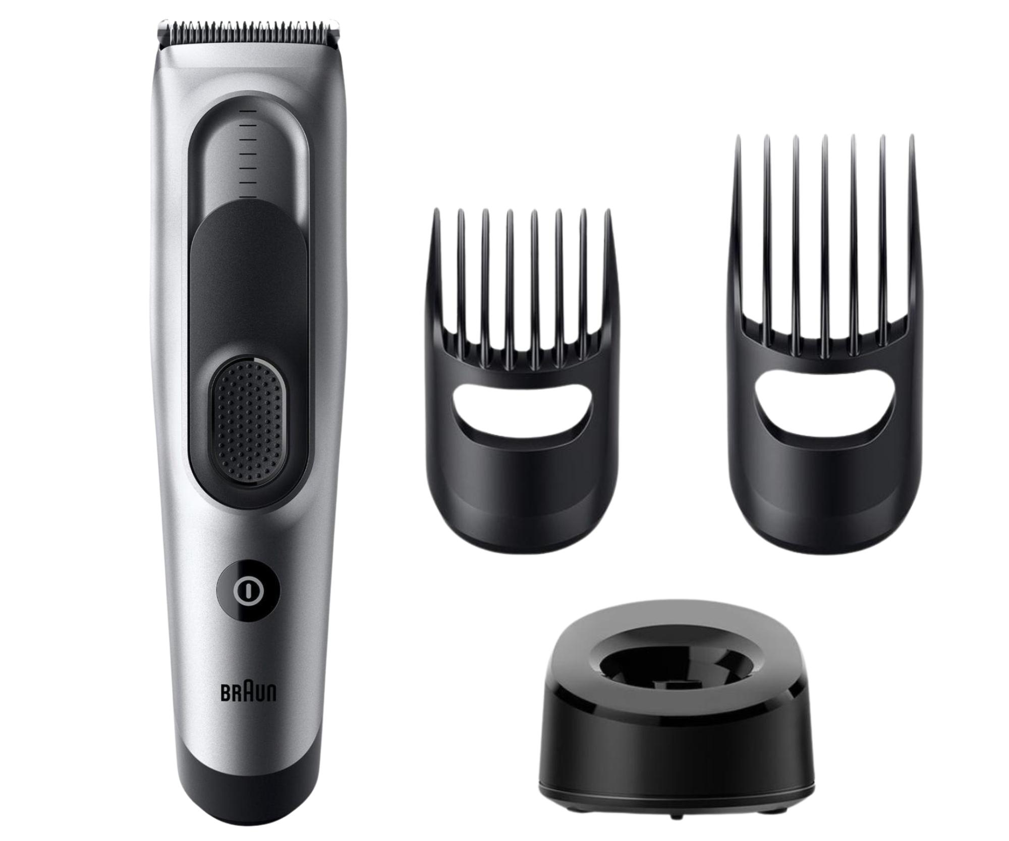 E-shop Zastrihávač vlasov Braun Hair Clipper Series 7 HC7590 - šedý + darček zadarmo