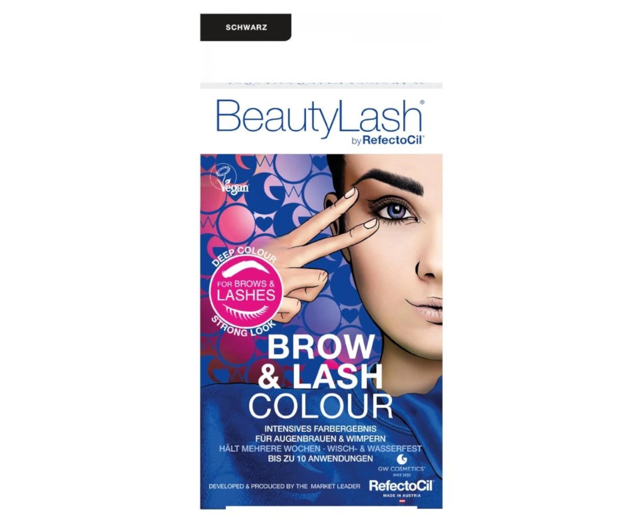 E-shop Sada na farbenie obočia a rias RefectoCil BeautyLash Brow a Lash Colour - čierna + darček zadarmo