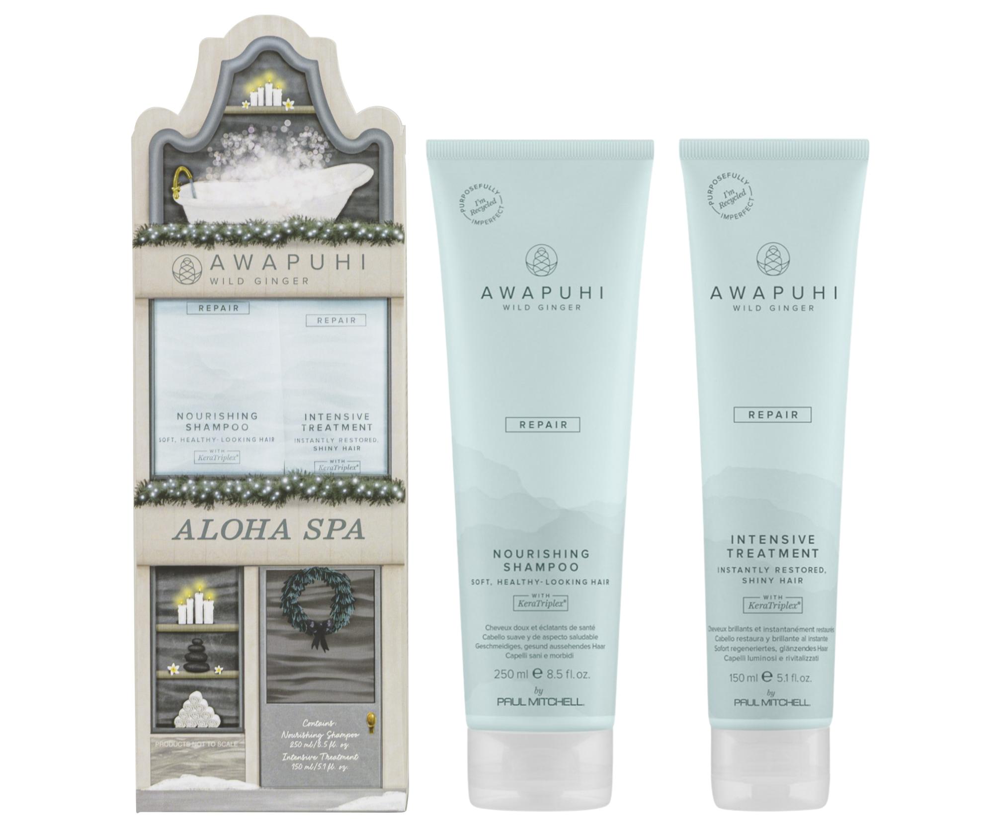 E-shop Darčeková sada pre poškodené vlasy Paul Mitchell Awapuhi Wild Ginger Nourishing Repair Duo + darček zadarmo