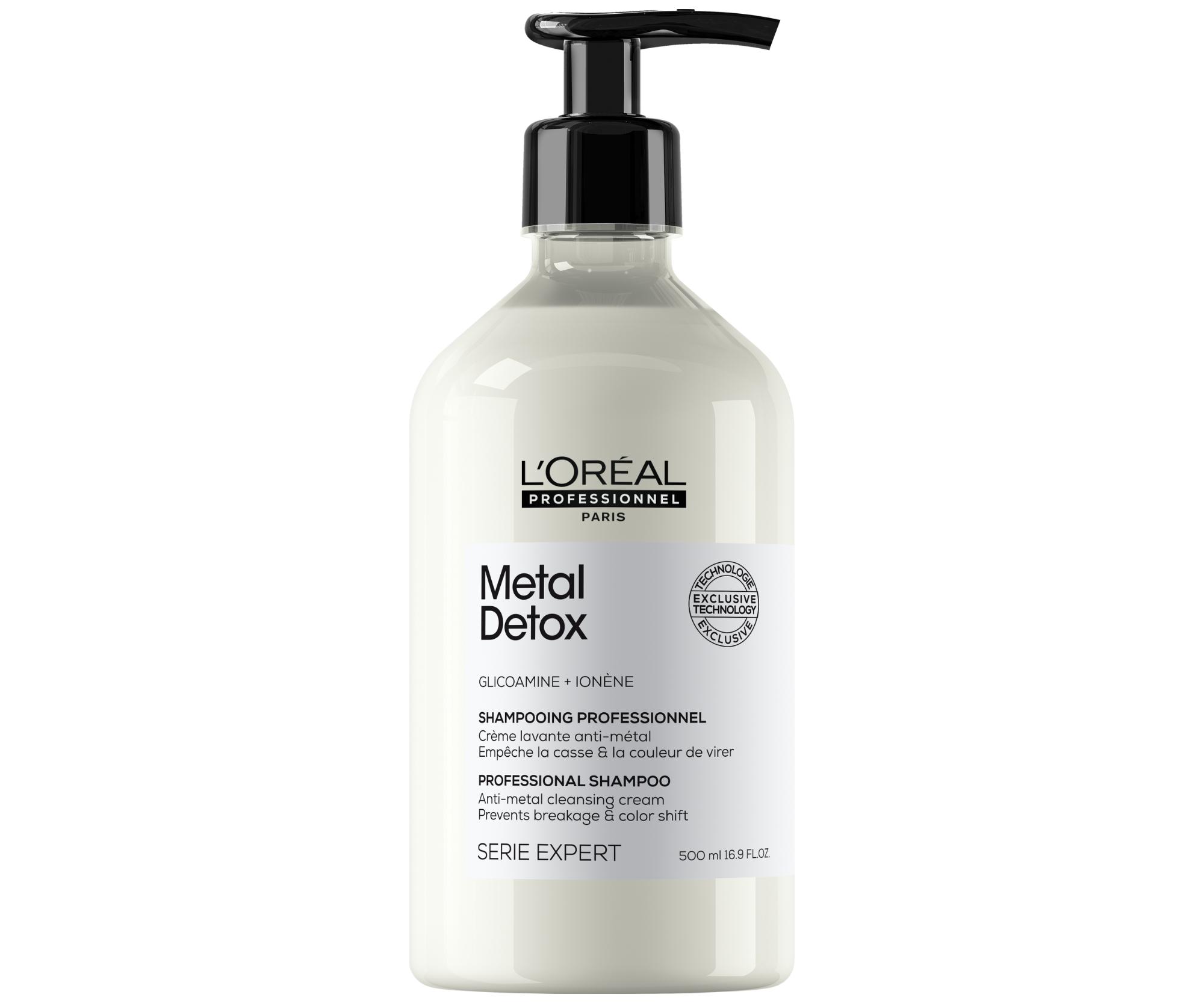 E-shop Šampón pre farbené a poškodené vlasy Loréal Professionnel Serie Expert Metal Detox - 500 ml - L’Oréal Professionnel + darček zadarmo