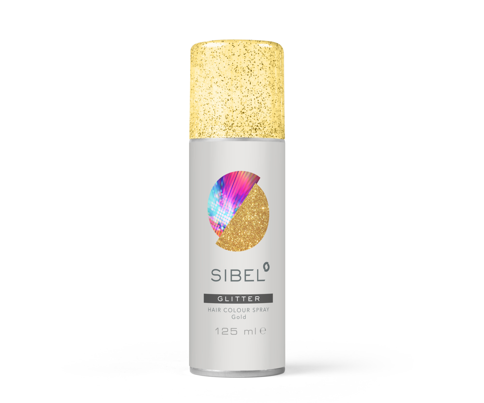 E-shop Farebný sprej na vlasy Sibel Hair Colour - zlaté trblietky (024000033) + darček zadarmo