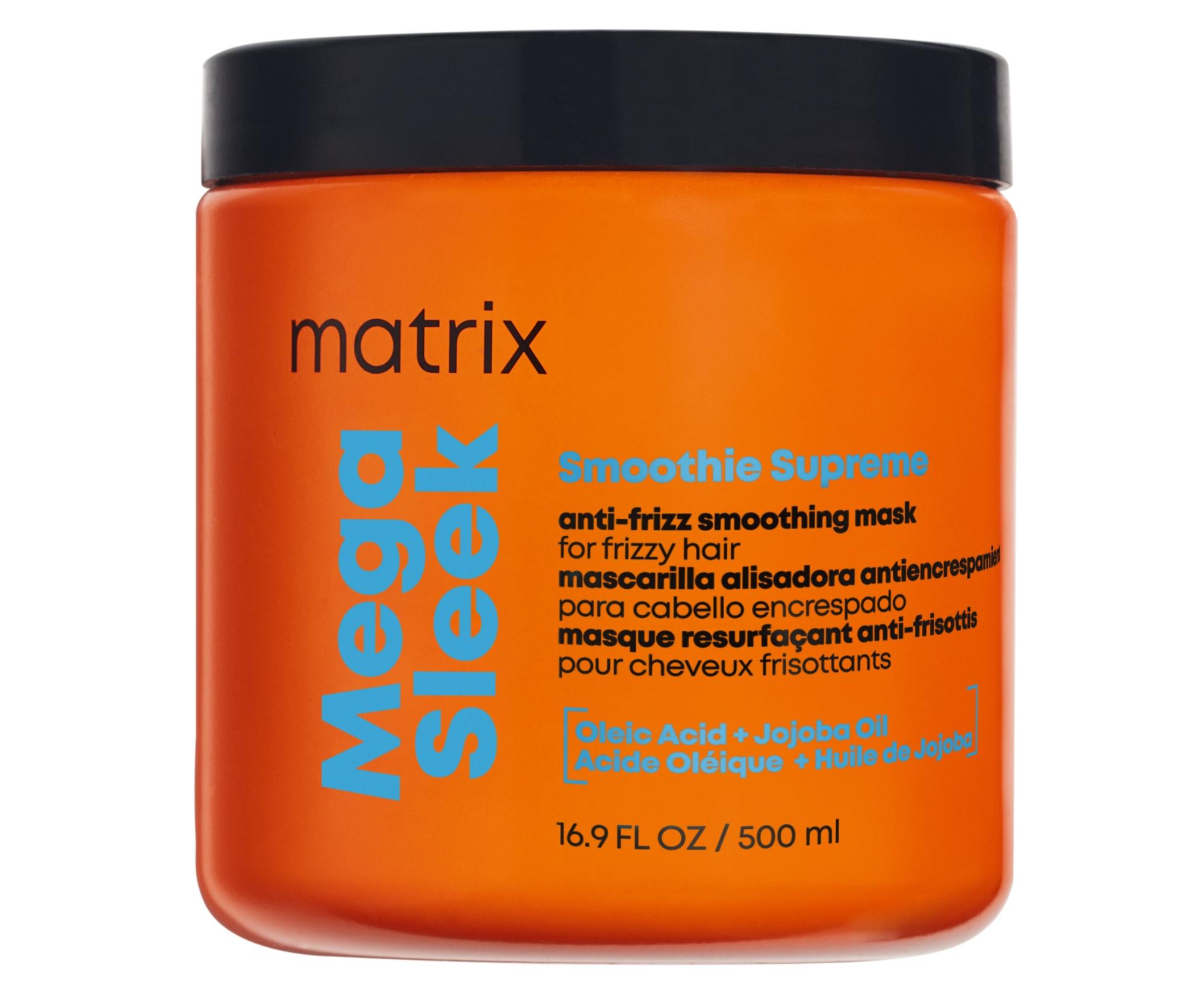 Uhladzujúca maska pre nepoddajné vlasy Matrix Mega Sleek Smoothie Supreme Smoothing Mask - 500 ml + darček zadarmo