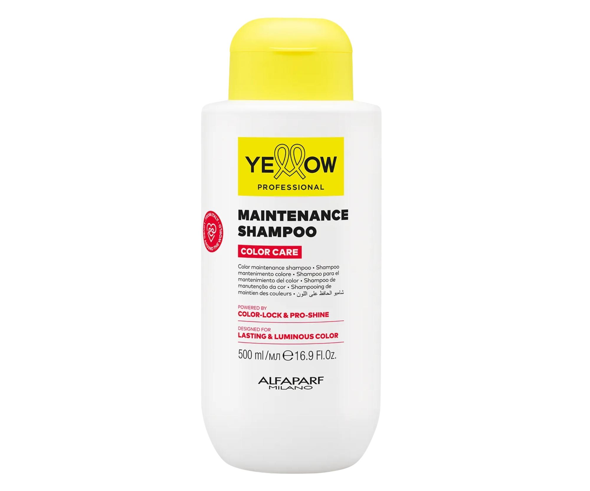 E-shop Šampón na zachovanie farby farbených vlasov Yellow Professional Color Care Maintenance Shampoo - 500 ml + darček zadarmo