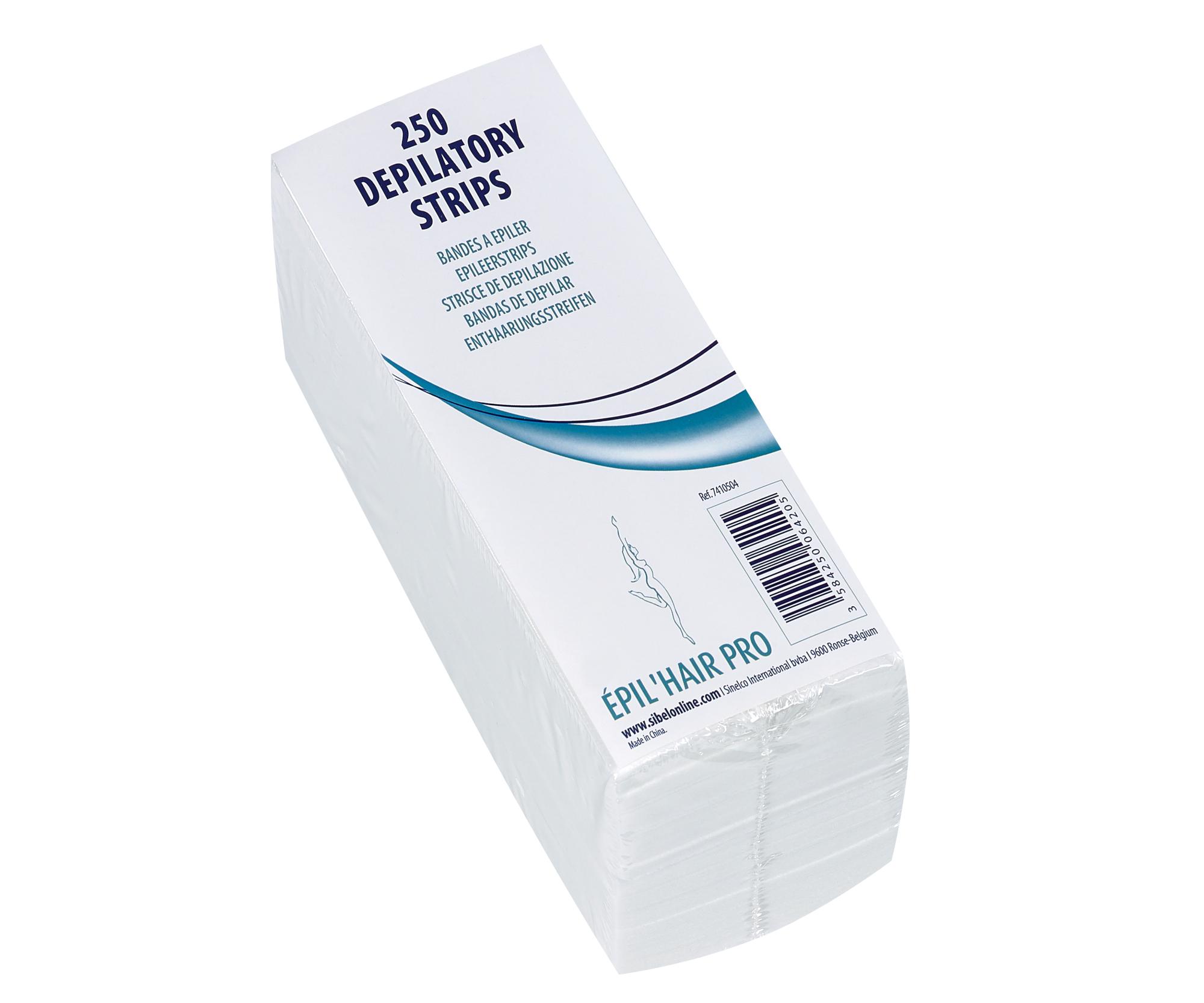 E-shop Depilačná páska Sibel - 250 prúžkov, 20 x 7,5 cm (7410504) + darček zadarmo