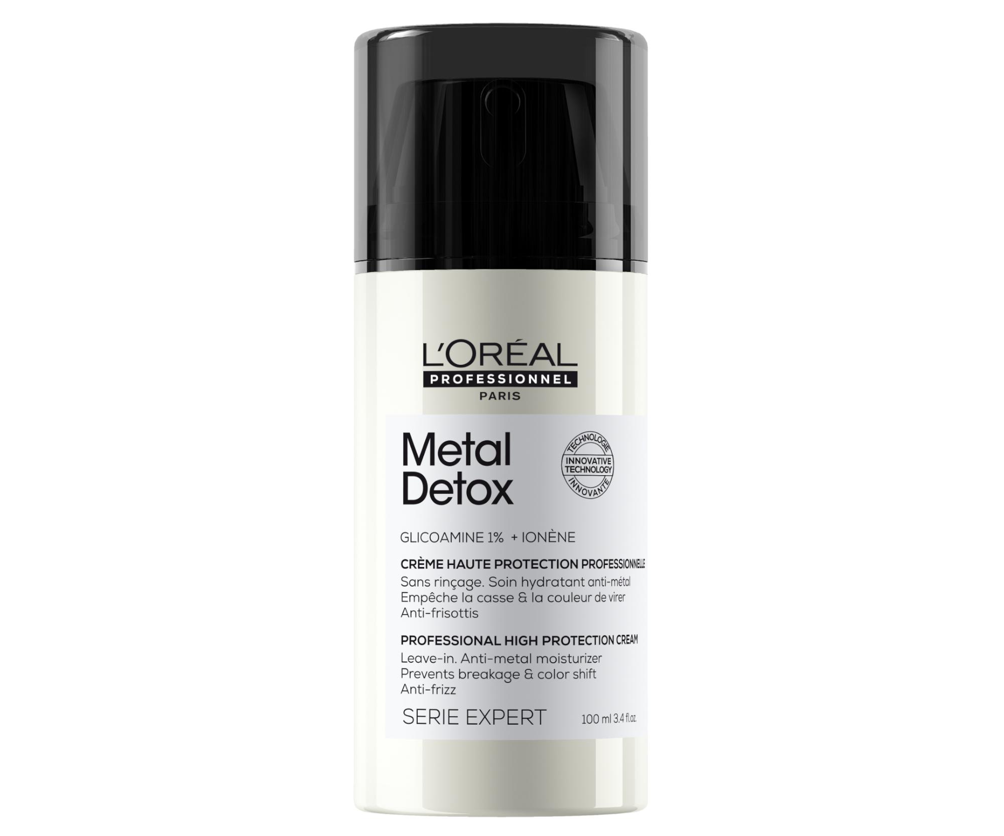 E-shop Ochranný krém proti usadzovaniu kovových častíc Loréal Serie Expert Metal Detox - 100 ml - L’Oréal Professionnel + darček zadarmo