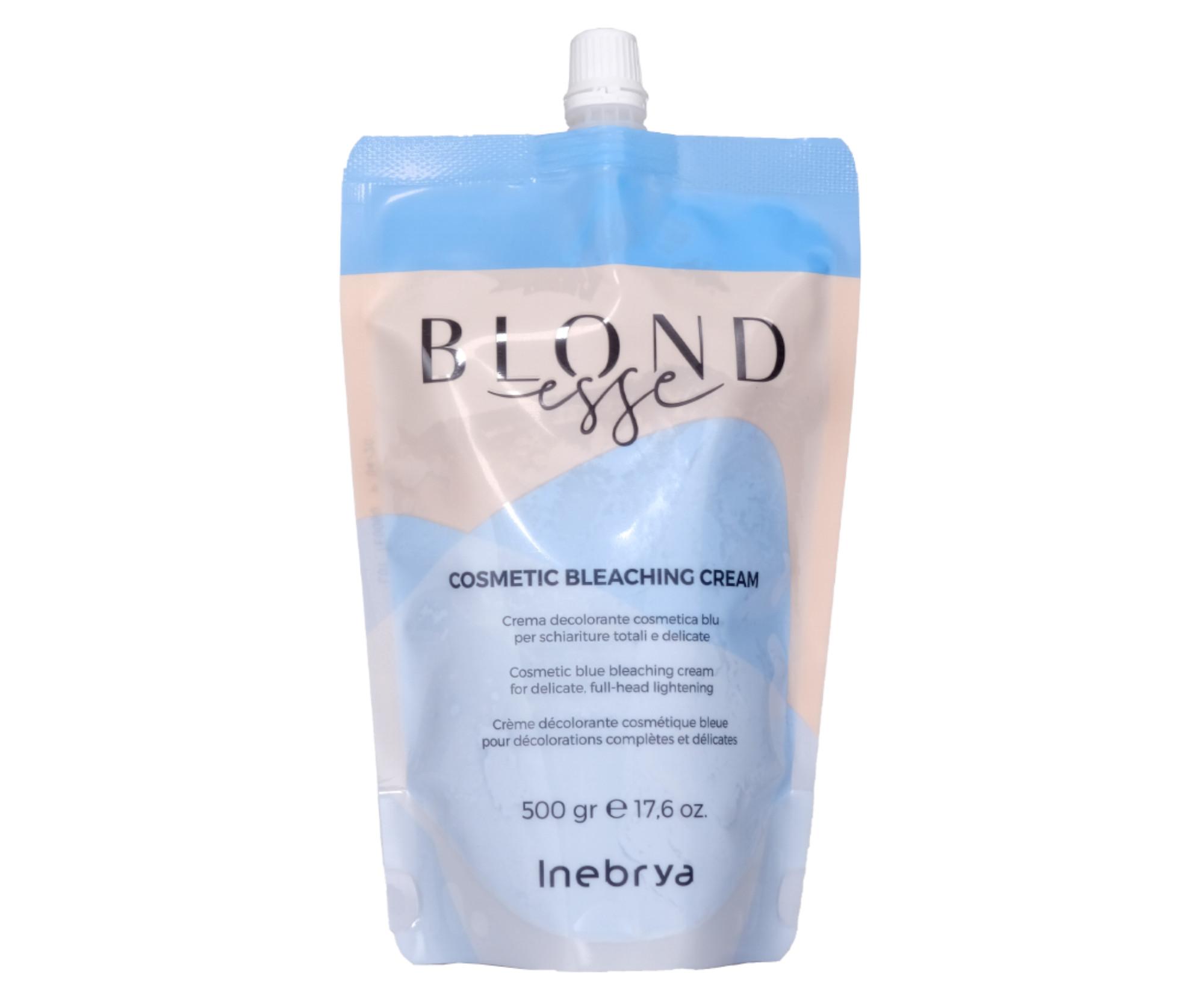 E-shop Zosvetľujúci krém na jemné zosvetlenie celej hlavy Inebrya Blondesse Cosmetic Bleaching Cream - 500 g + darček zadarmo