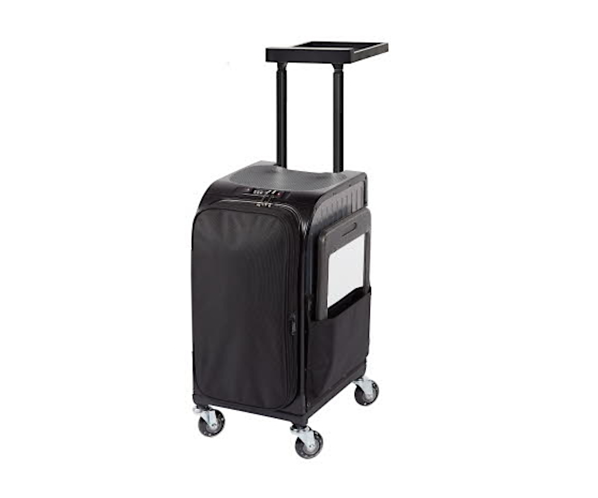 E-shop Kadernícky kufor Sibel Rollercoaster Stoolcase Titanium - sivý (020060132) + darček zadarmo