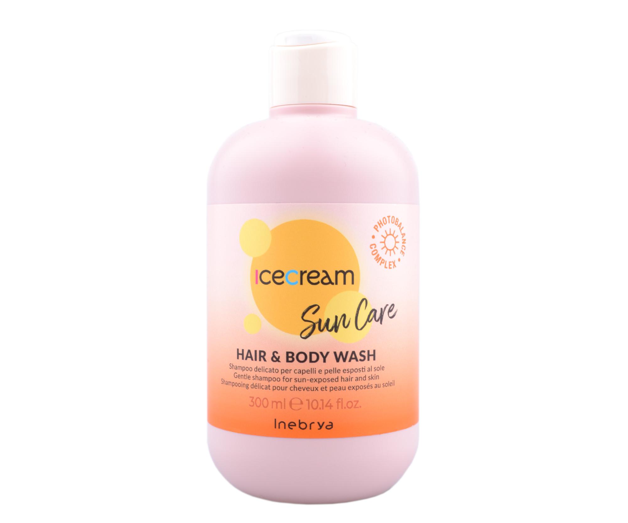 E-shop Šampón na vlasy a pokožku vystavené slnku Inebrya Ice Cream Sun Care Hair a Body Wash - 300 ml + darček zadarmo