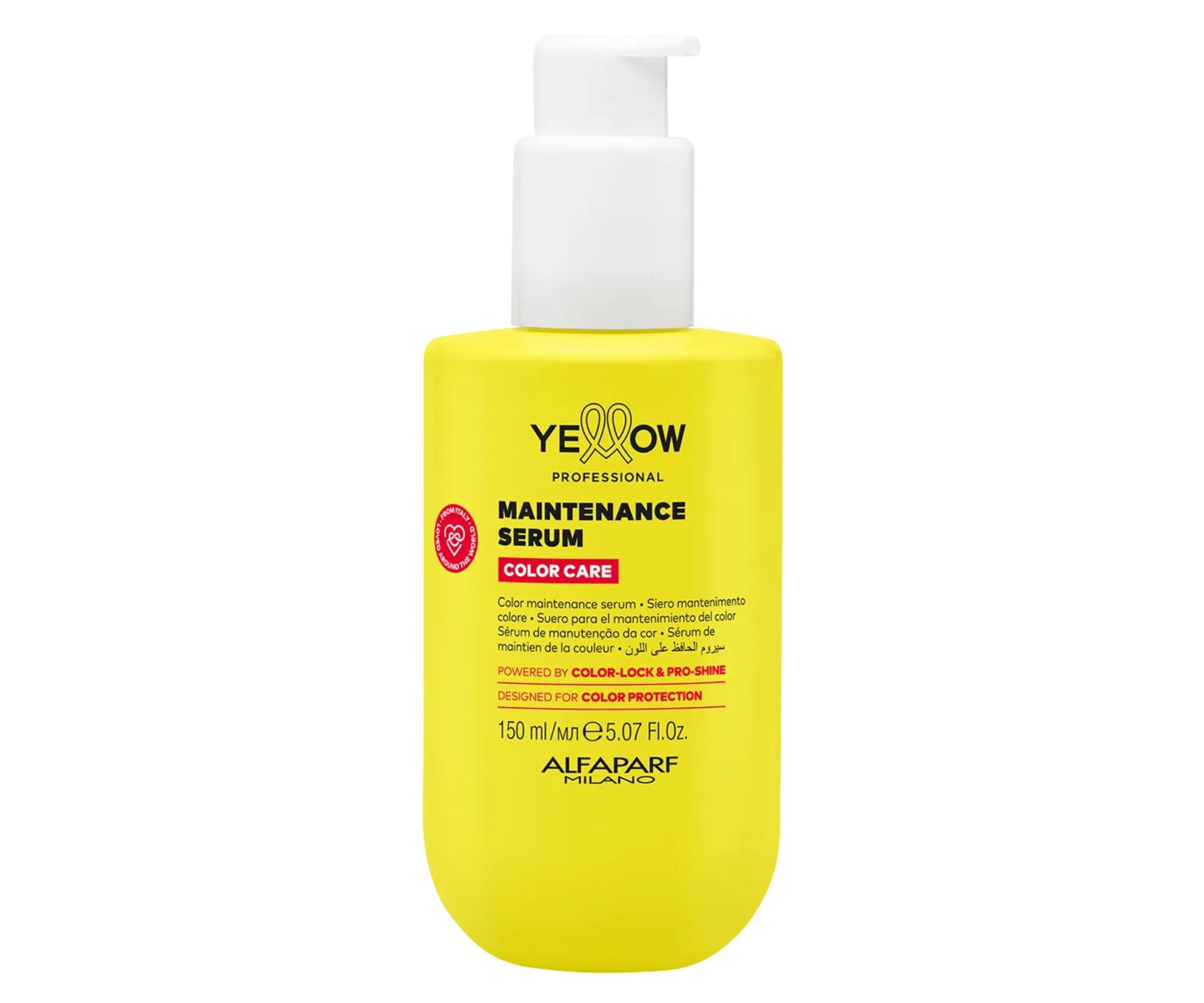 E-shop Bezoplachové sérum pre zachovanie farby farbených vlasov Yellow Professional Color Care Maintenance Serum - 150 ml + darček zadarmo