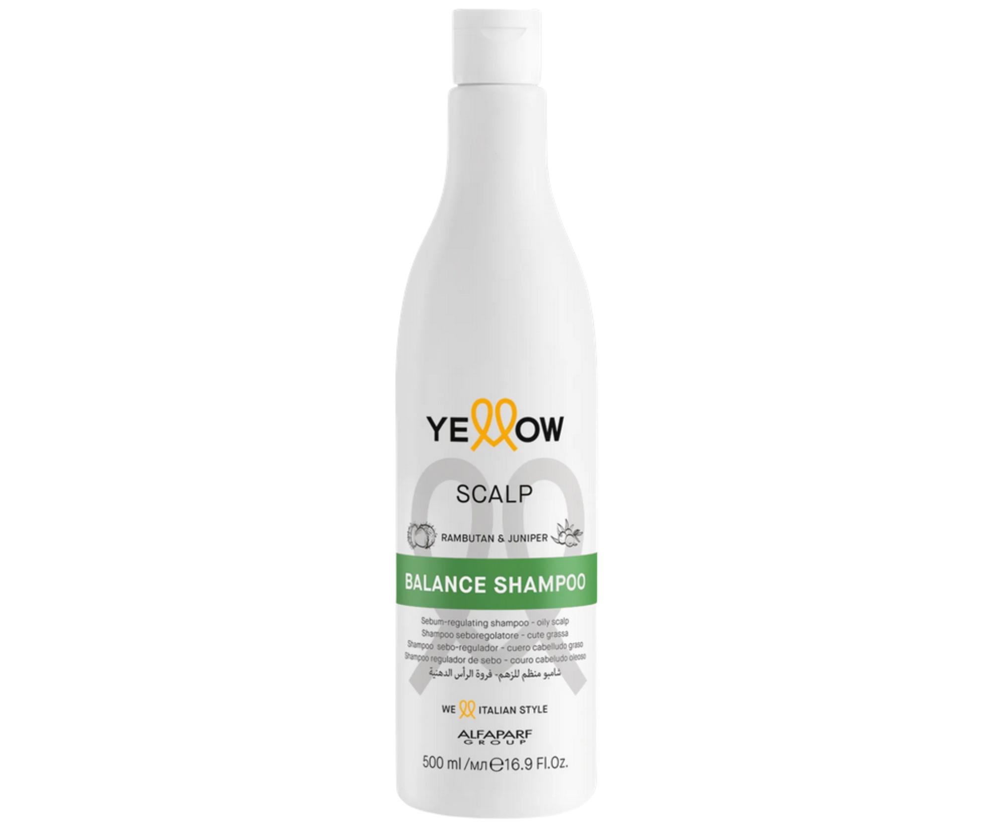 E-shop Čistiaci šampón pre mastnú pokožku hlavy Yellow Professional Scalp Balance Shampoo - 500 ml + darček zadarmo