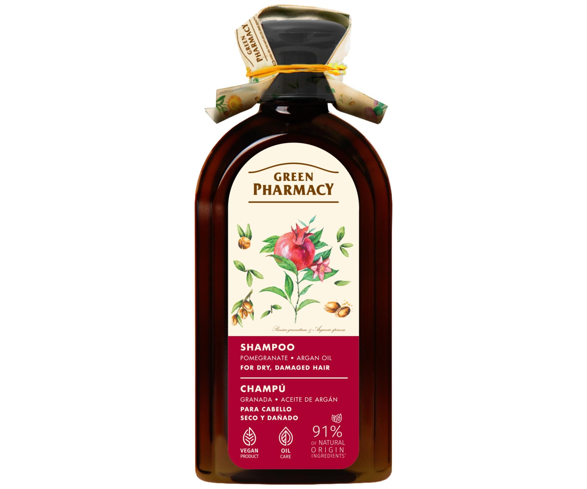 E-shop Šampón pre suché a poškodené vlasy Green Pharmacy Shampoo - 350 ml