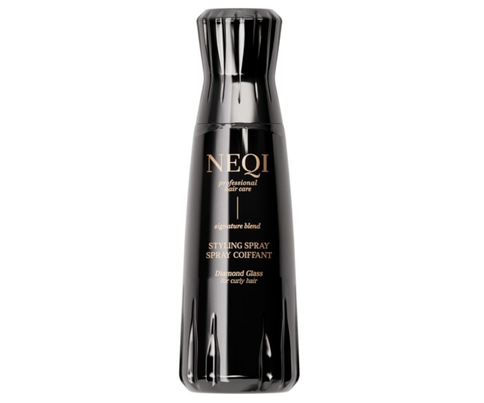 E-shop Stylingový sprej pre vlnité a kučeravé vlasy Neqi Styling Spray Diamond Glass Curly - 180 ml + darček zadarmo