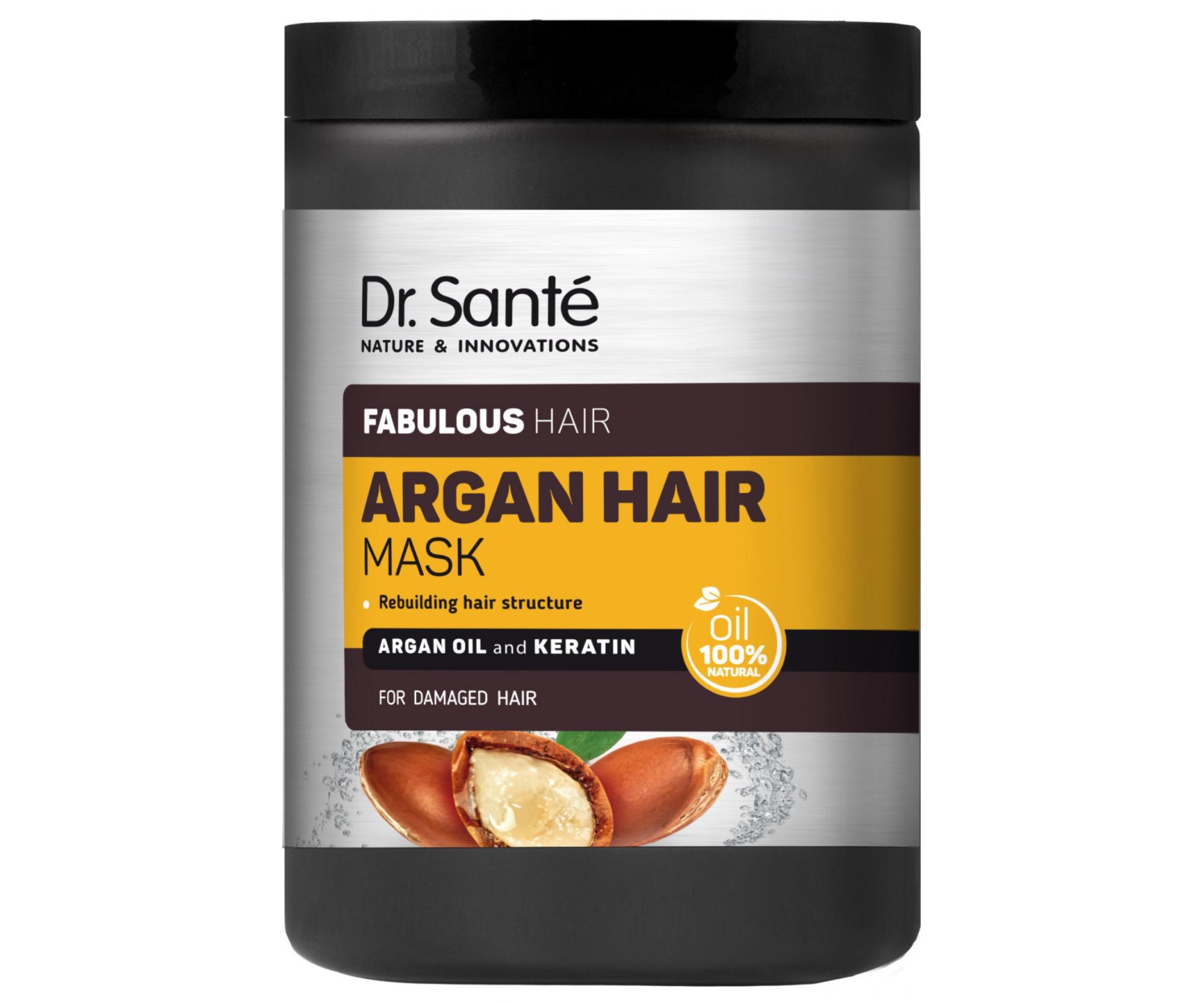 E-shop Maska pre posilnenie slabých vlasov Dr. Santé Argan - 1000 ml + darček zadarmo