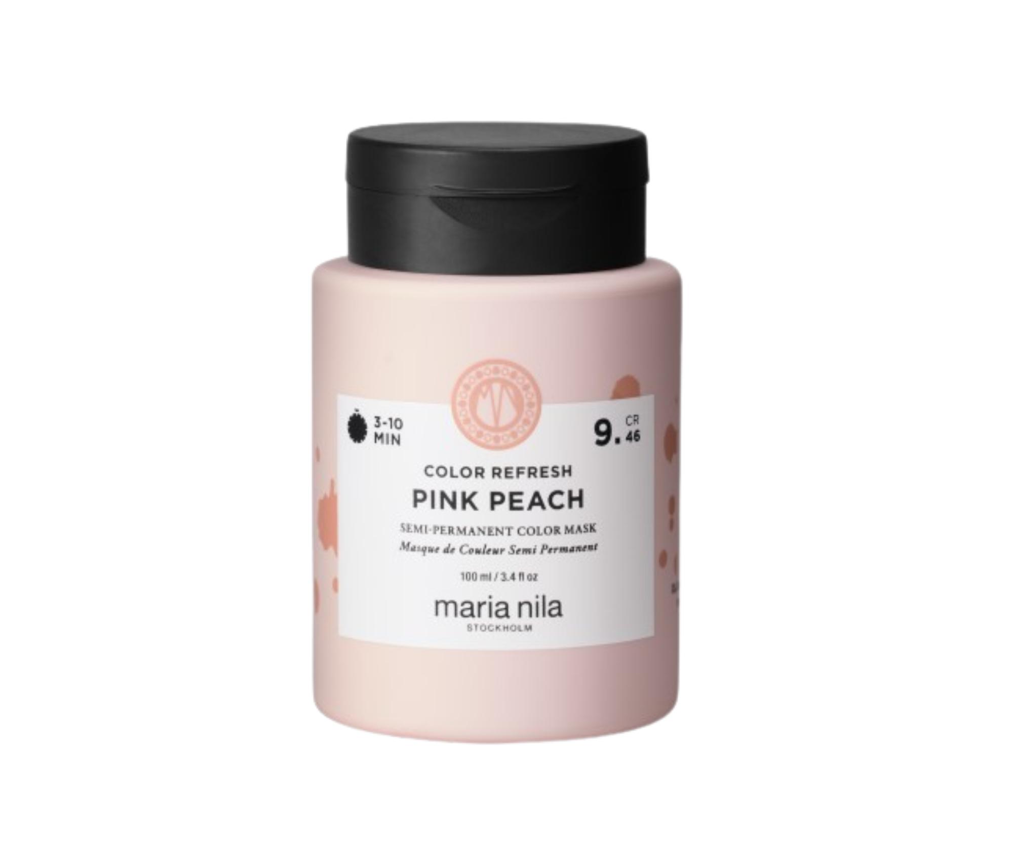 E-shop Maska na oživenie farby vlasov Maria Nila Colour Refresh Pink Peach - ružovo-broskyňová, 100 ml + darček zadarmo