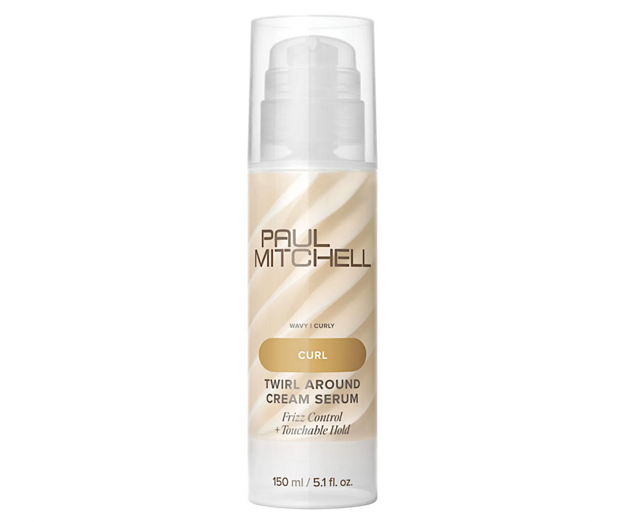 E-shop Krémové sérum na hydratáciu a definíciu vlnitých a kučeravých vlasov Paul Mitchell Curl Twirl Around Cream Serum - 150 ml + darček zadarmo