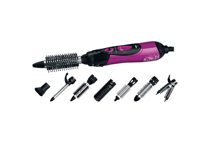 E-shop Teplovzdušná kefa na vlasy Sencor - fialová, 1000 W (SHS 7551VT) + darček zadarmo
