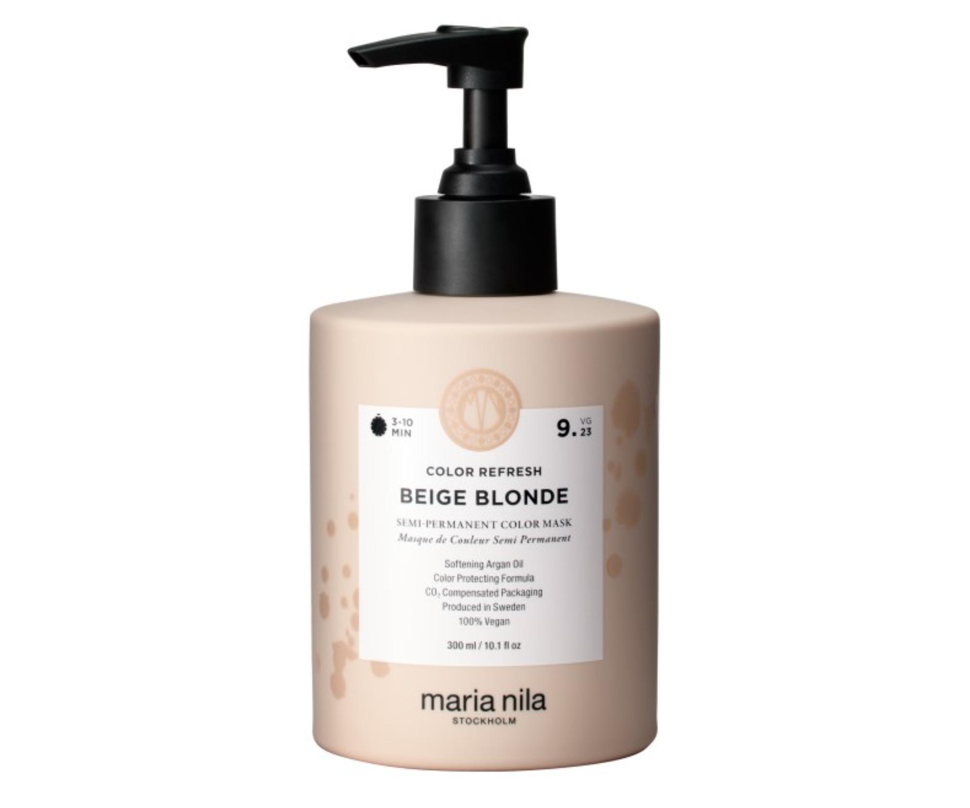 E-shop Maska na oživenie farby vlasov Maria Nila Colour Refresh Beige Blonde - béžová blond, 300 ml + darček zadarmo