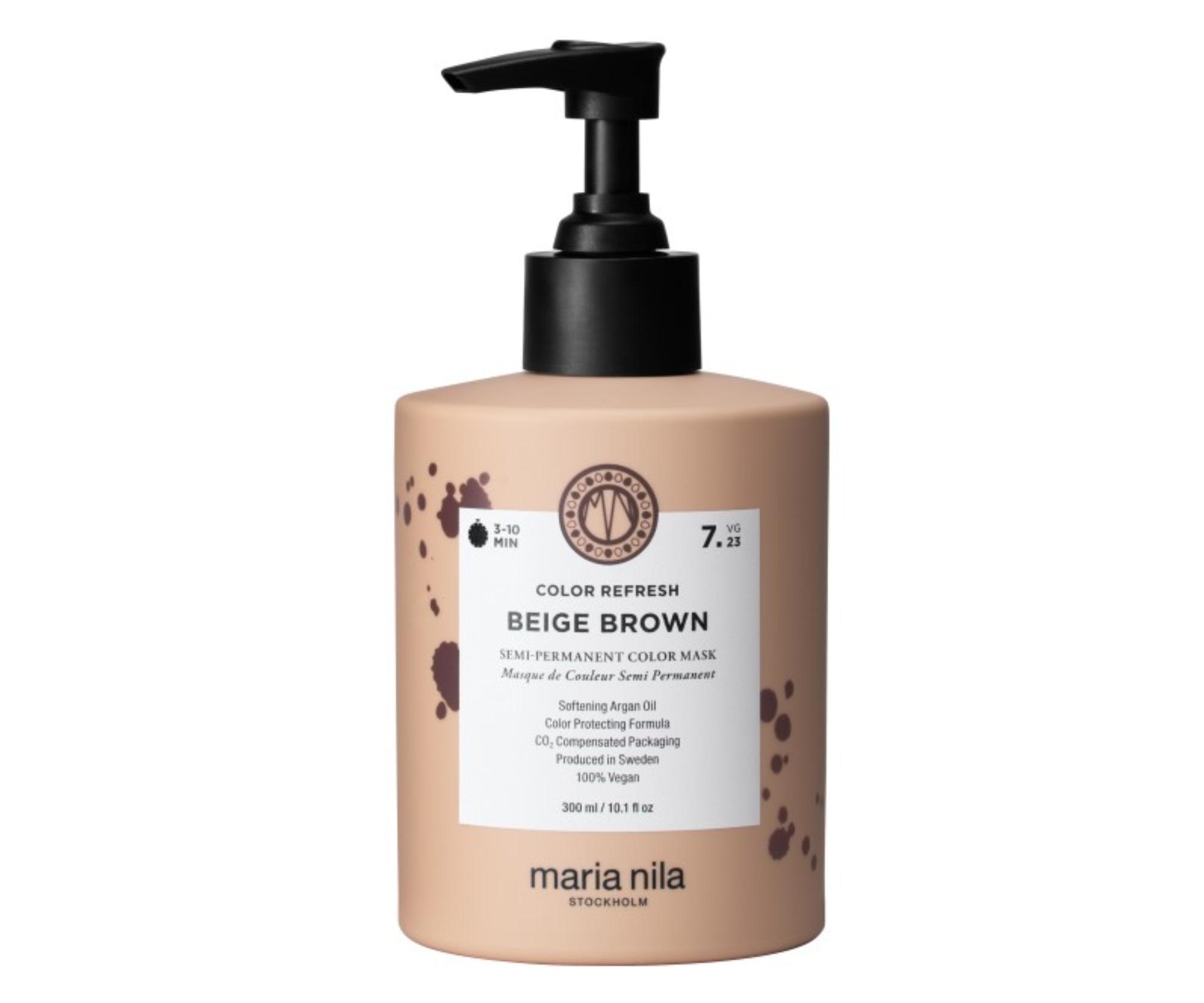 E-shop Maska na oživenie farby vlasov Maria Nila Colour Refresh Beige Brown - béžová hnedá, 300 ml + darček zadarmo