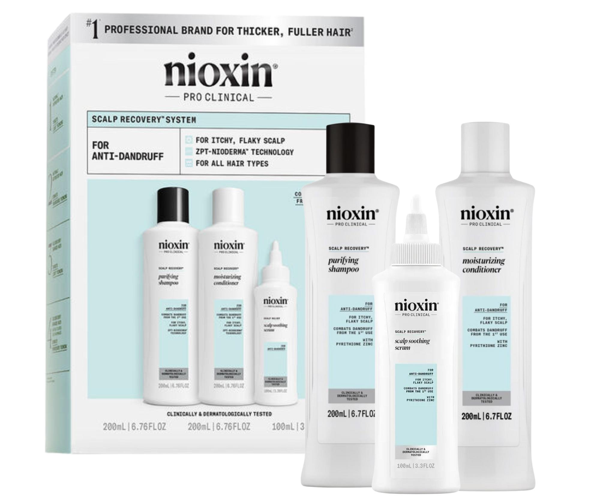 E-shop Súprava proti lupinám Nioxin Scalp Recovery System (99350180736) + darček zadarmo