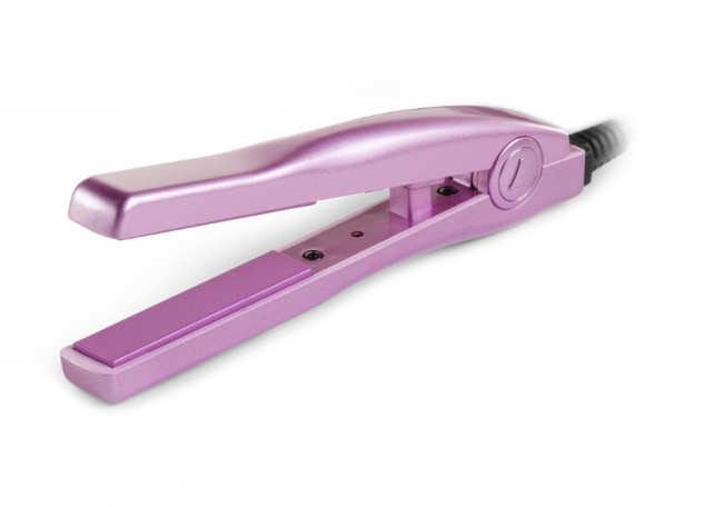 E-shop Mini žehlička na vlasy Cera Flat Iron - 15 cm, ružová (24010) + darček zadarmo