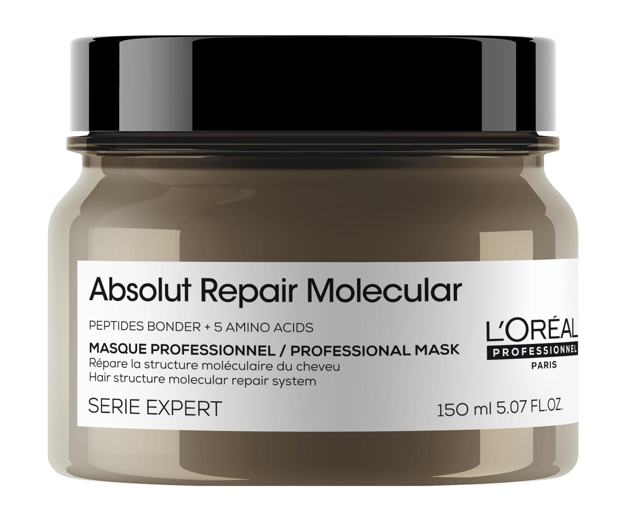 E-shop Maska pre poškodené vlasy Loréal Professionnel Serie Expert Absolut Repair Molecular - 150 ml - L’Oréal Professionnel + darček zadarmo