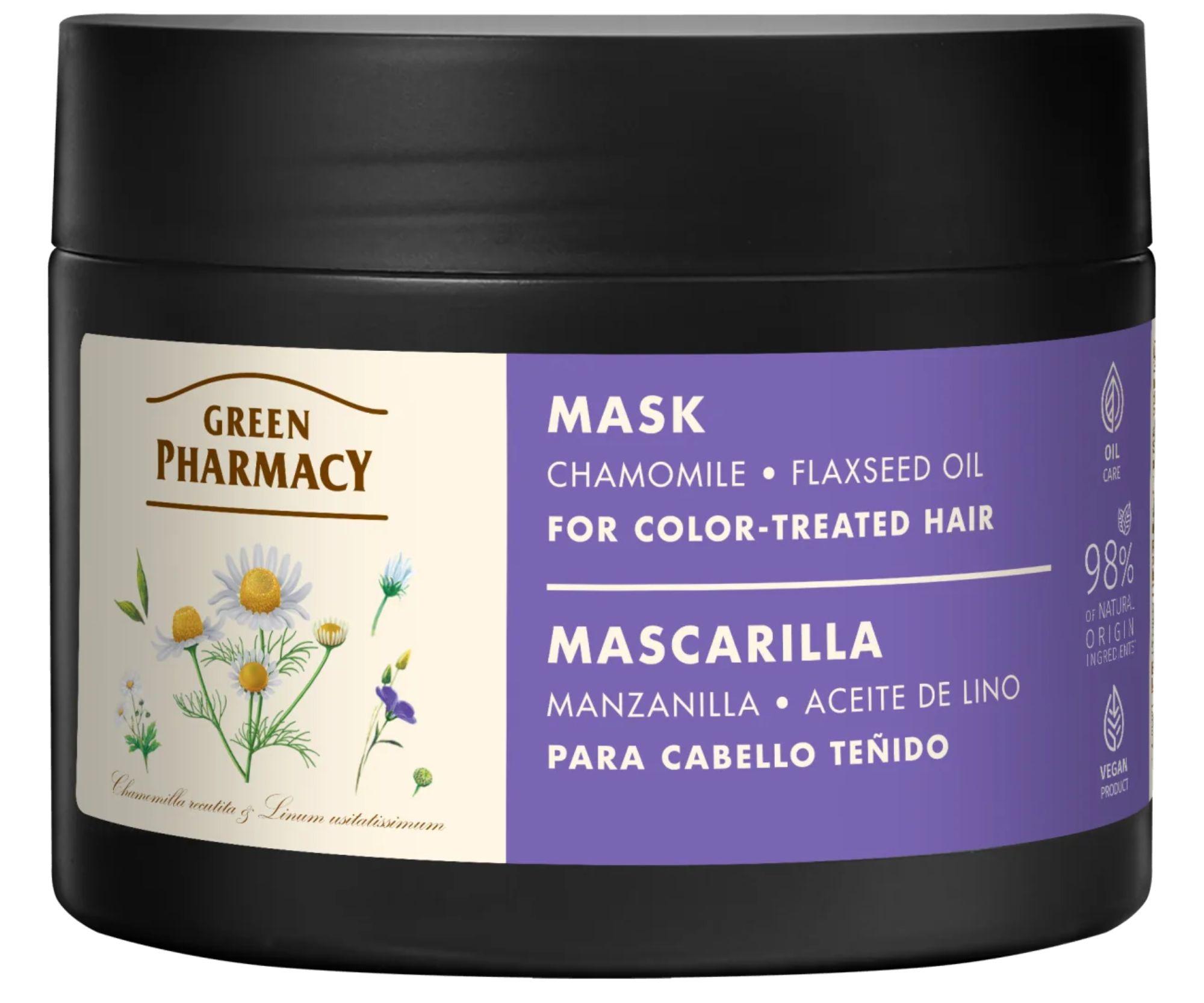 E-shop Maska pre farbené vlasy Green Pharmacy Mask - 300 ml