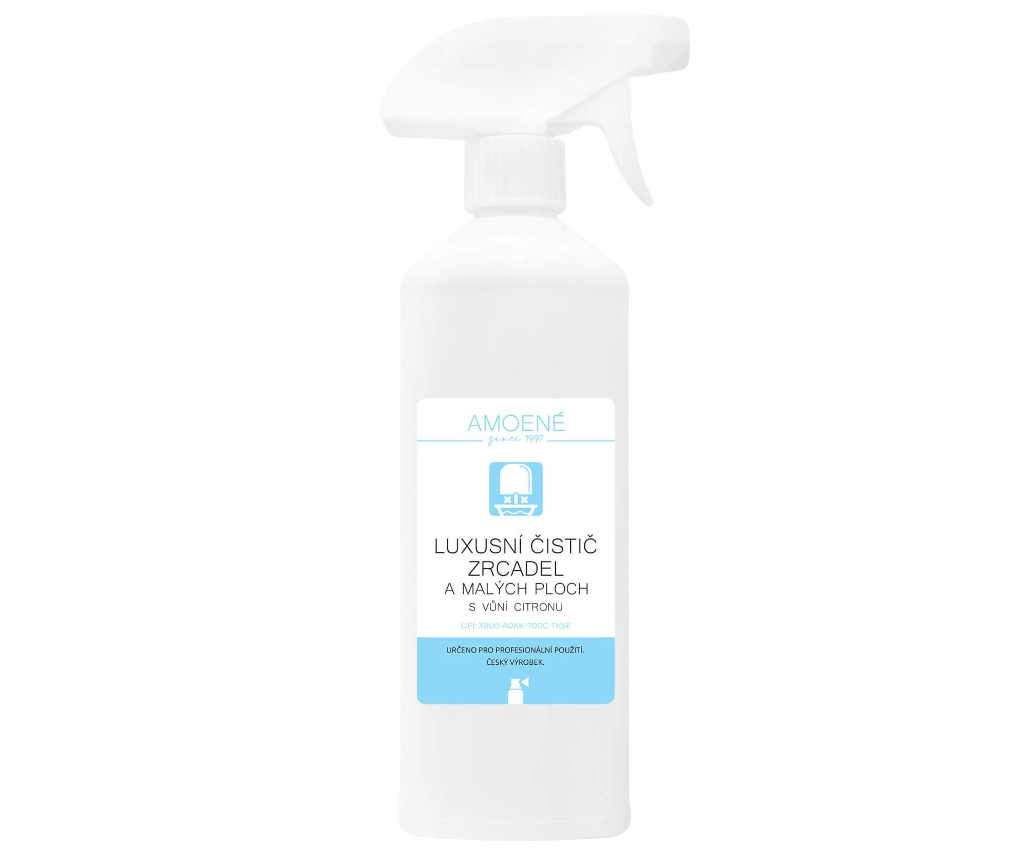 E-shop Luxusný čistič zrkadiel a malých plôch Amoena - 500 ml (0141C0M500) - Amoené + darček zadarmo