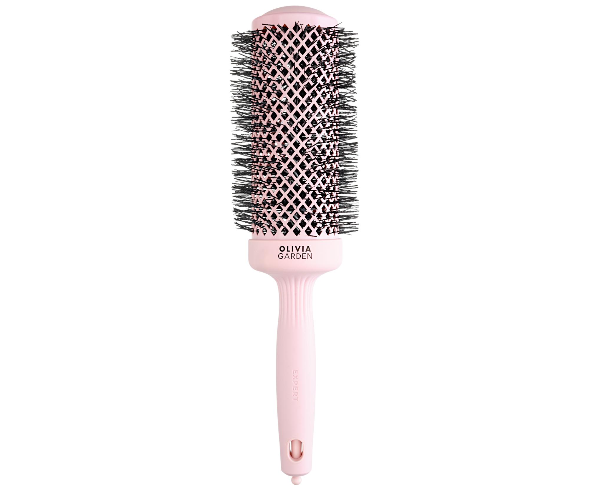 E-shop Okrúhla fúkacia kefa na vlasy Olivia Garden Expert Blowout Speed XL Pastel Pink - 55 mm + darček zadarmo