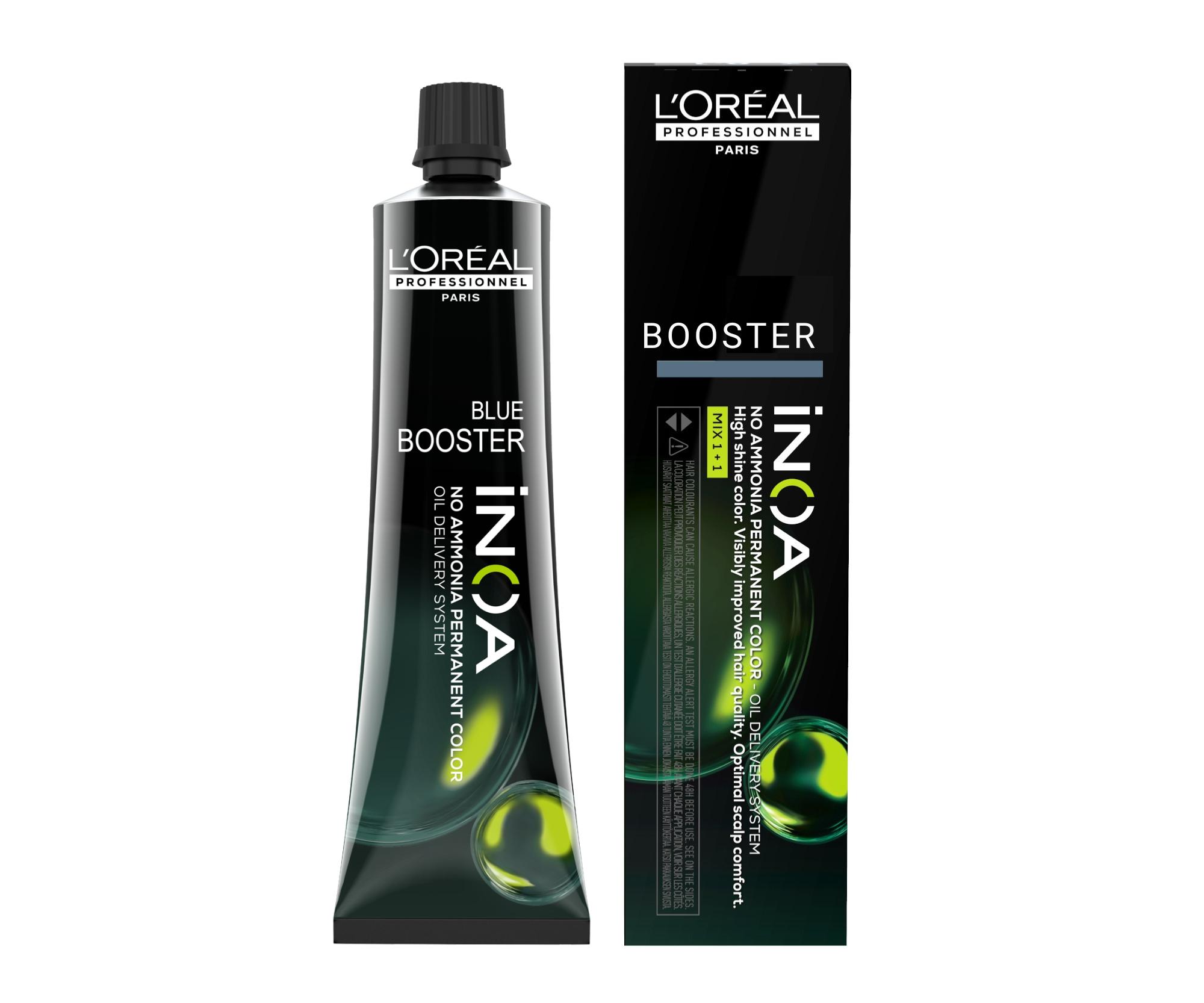 E-shop Farba na vlasy Loréal Professionnel iNOA 60 g - Booster Blue - L’Oréal Professionnel + darček zadarmo