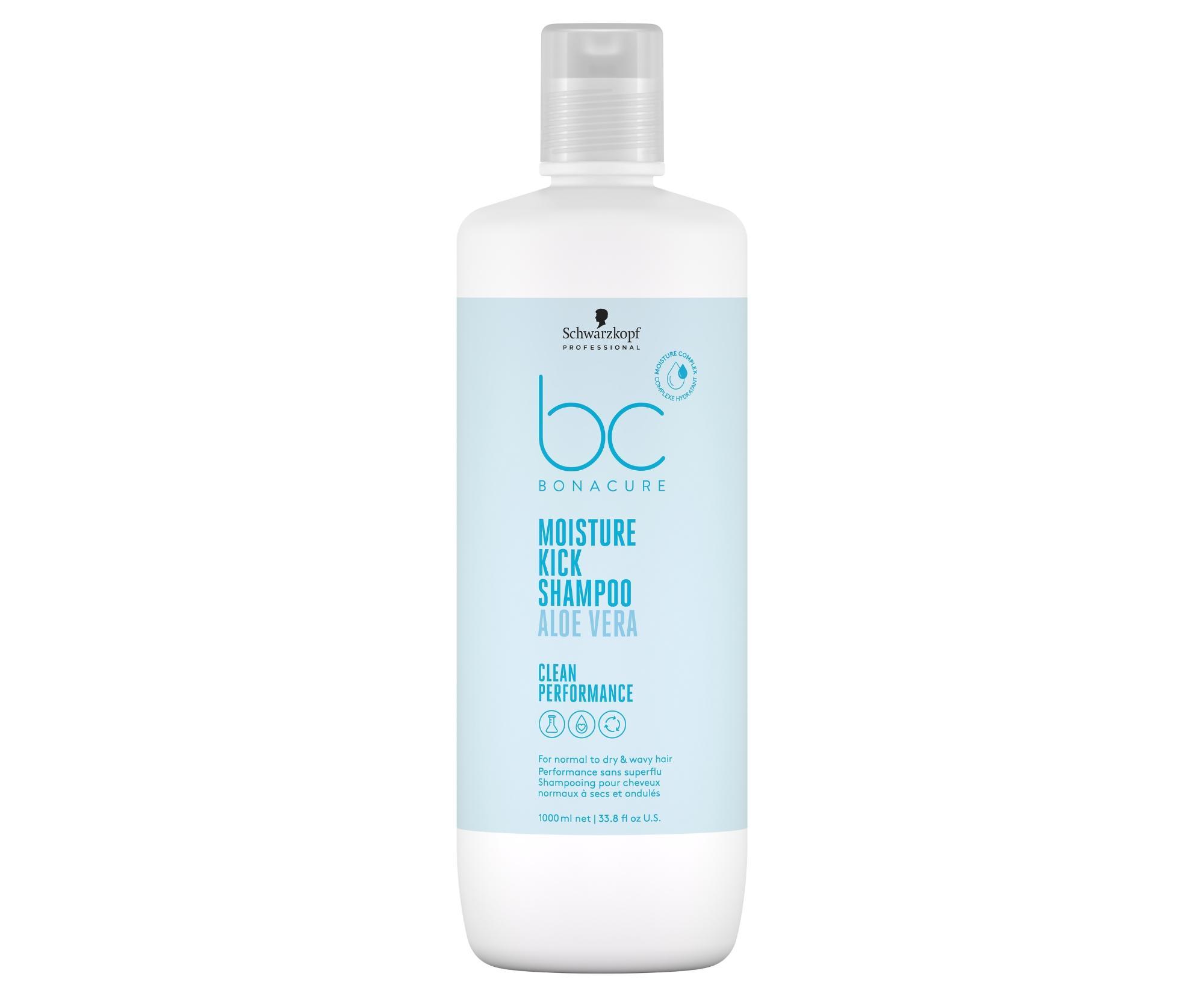 E-shop Hydratačný šampón Schwarzkopf Professional BC Bonacure Moisture Kick Shampoo - 1000 ml (2709231) + darček zadarmo