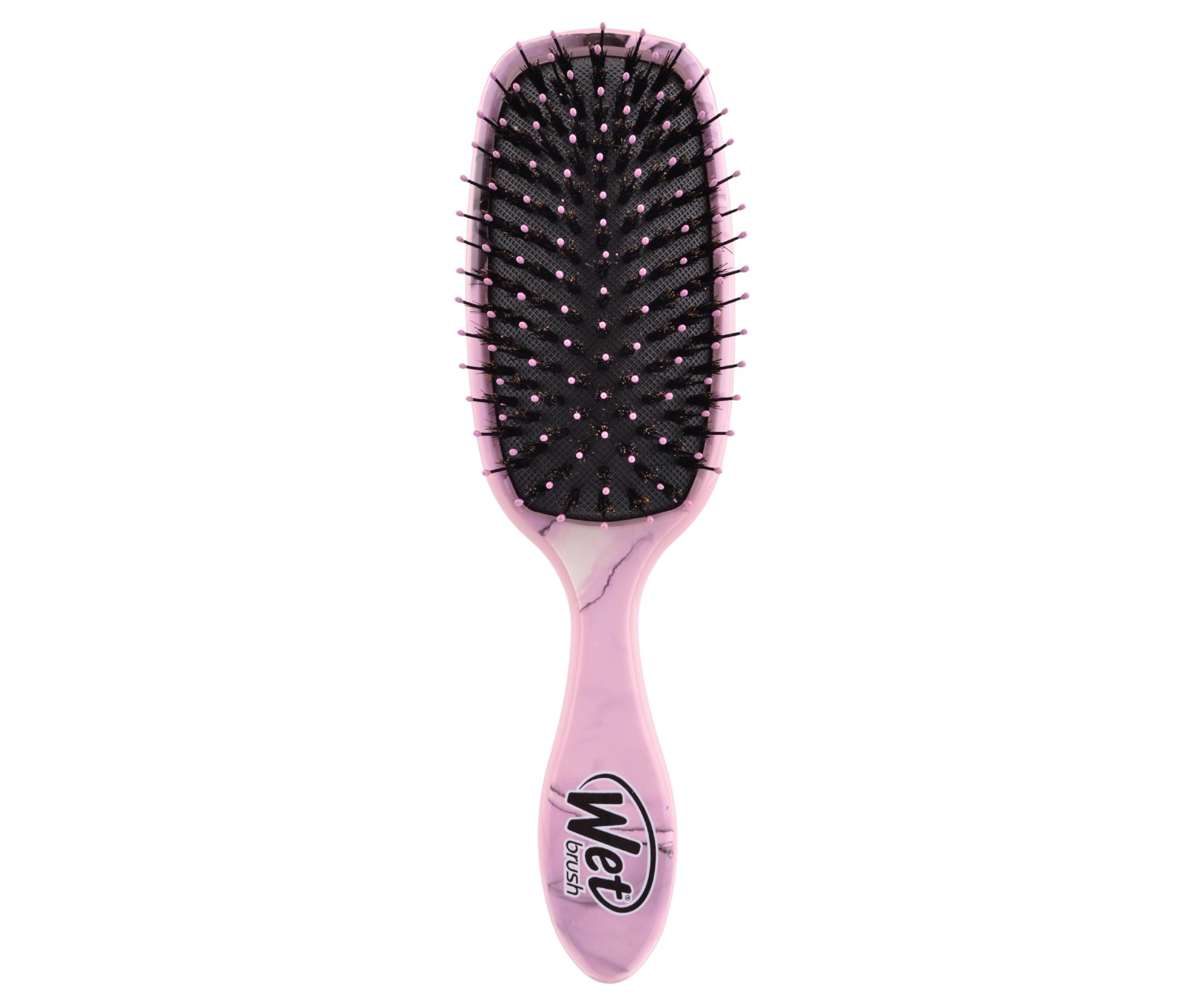 E-shop Kefa na rozčesávanie vlasov s nylonovými a diviačími štetinami Wet Brush Shine Enhancer - ružovofialová + darček zadarmo