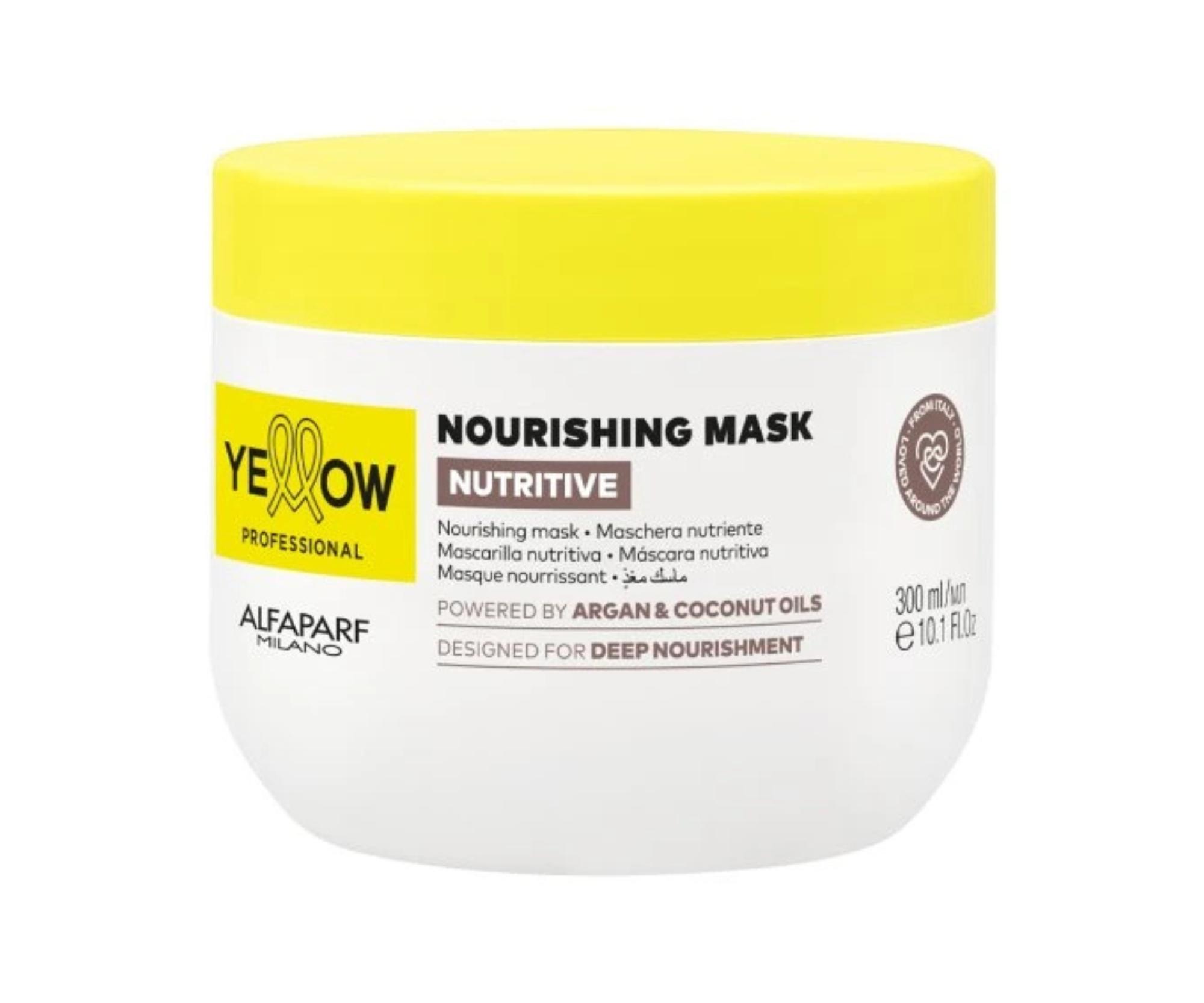 E-shop Vyživujúca maska pre veľmi suché a krehké vlasy Yellow Professional Nutritive Nourishing Mask - 300 ml + darček zadarmo