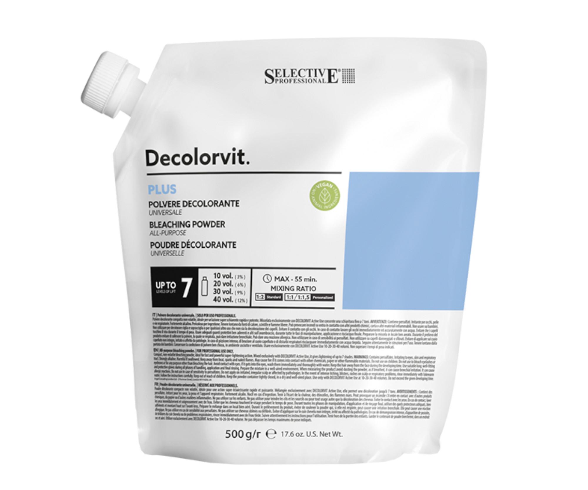 E-shop Zosvetľujúci púder Selective Professional Decolorvit Plus 7 - 500 g + darček zadarmo