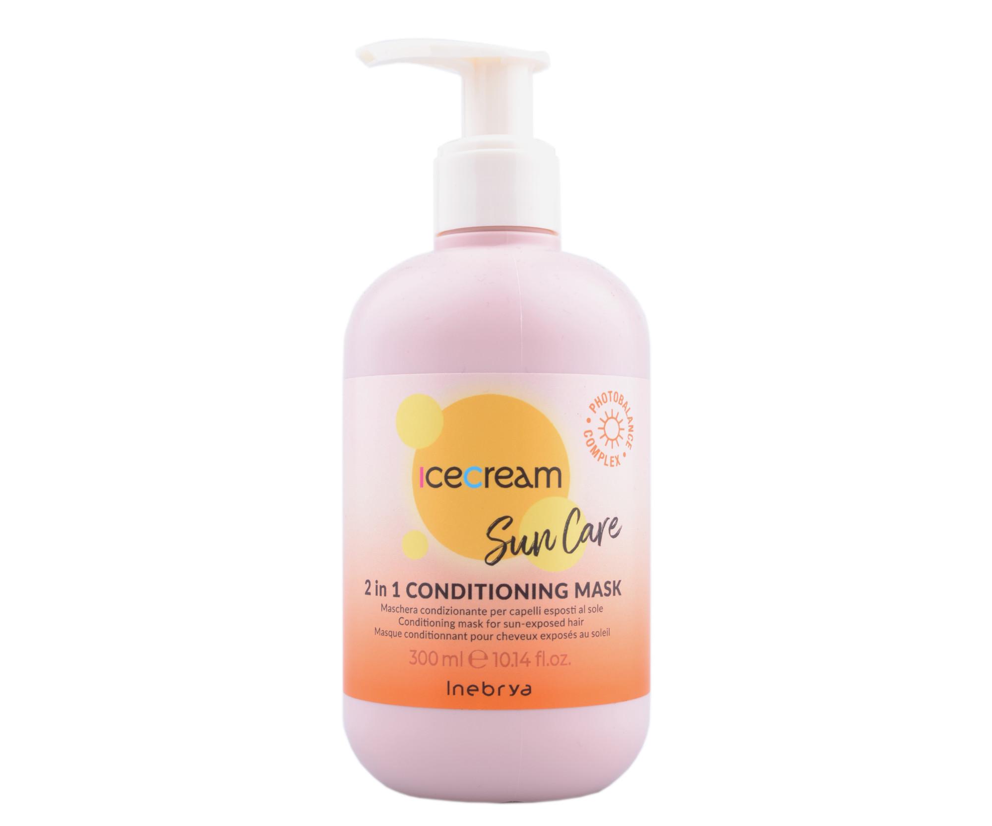 E-shop Kondicionačná maska a #8203; a #8203;na vlasy vystavené slnku Inebrya Ice Cream Sun Care 2 in 1 Conditioning Mask - 300 ml + darček zadarmo