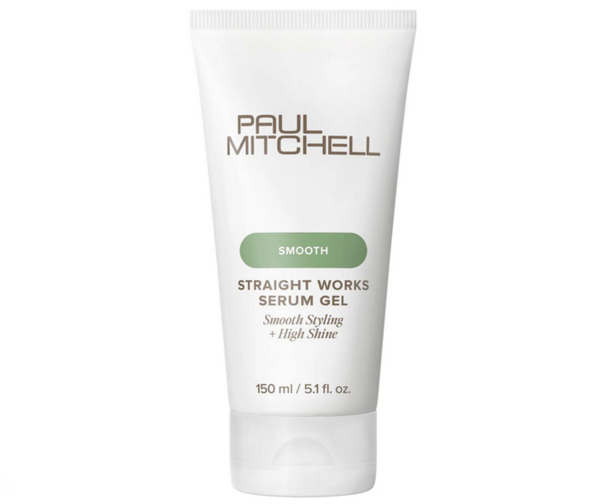 E-shop Gélové sérum pre narovnanie vlnitých a kudrnatých vlasov Paul Mitchell Smooth Straight Works Serum Gel - 150 ml + darček zadarmo