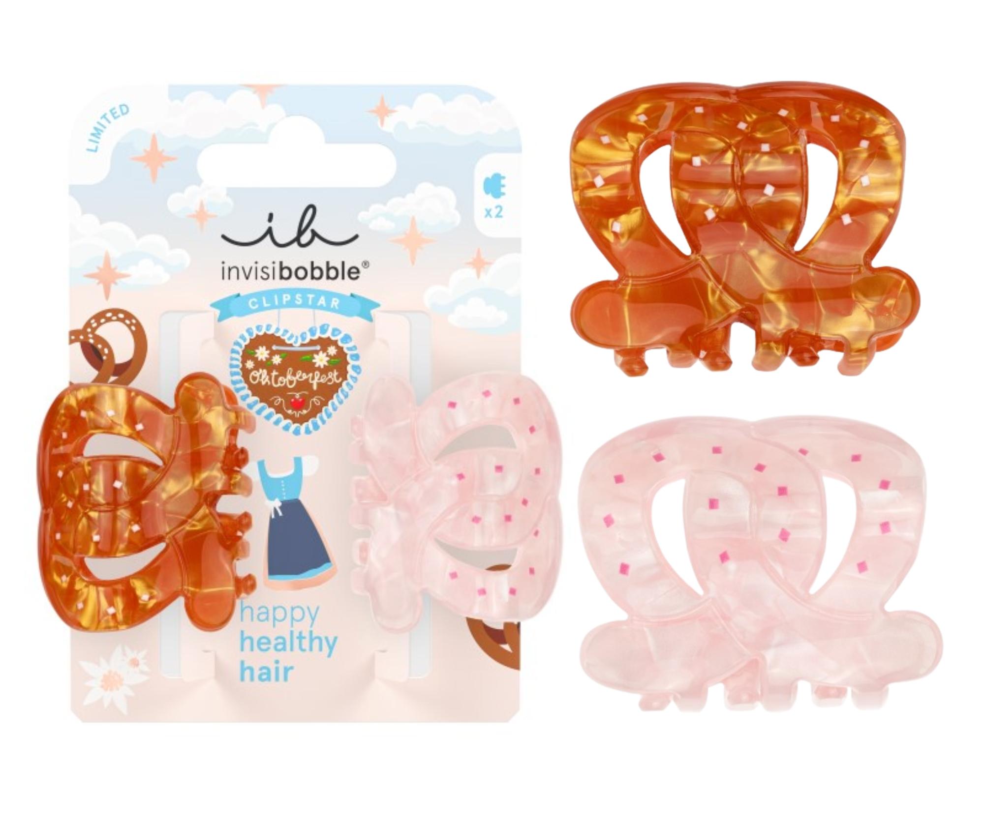 E-shop Škripce do vlasov Invisibobble Clipstar Aufgebrezelt - 2 ks + darček zadarmo