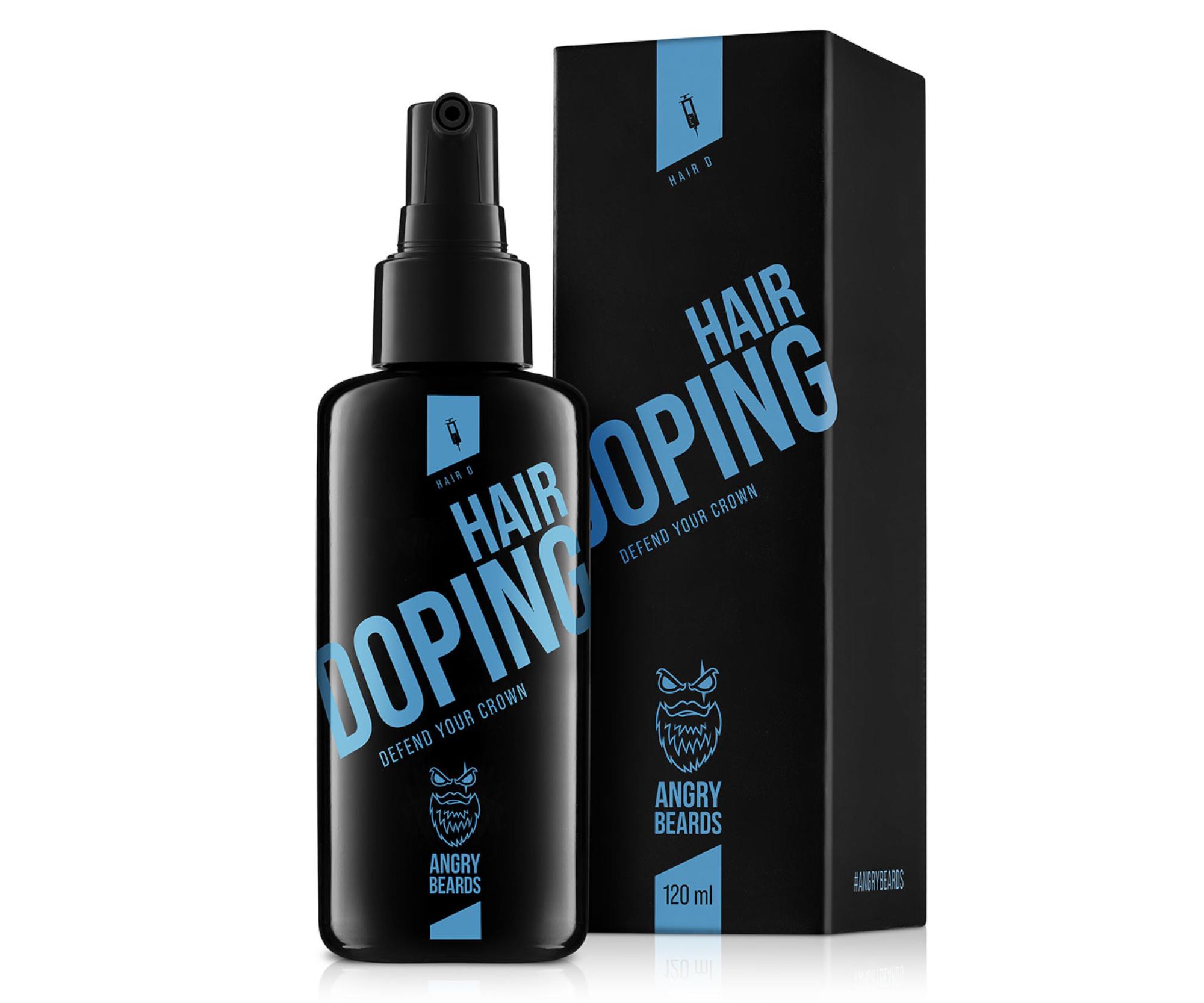 E-shop Sérum na podporu rastu vlasov Angry Beards Hair Doping Hair D - 120 ml + darček zadarmo